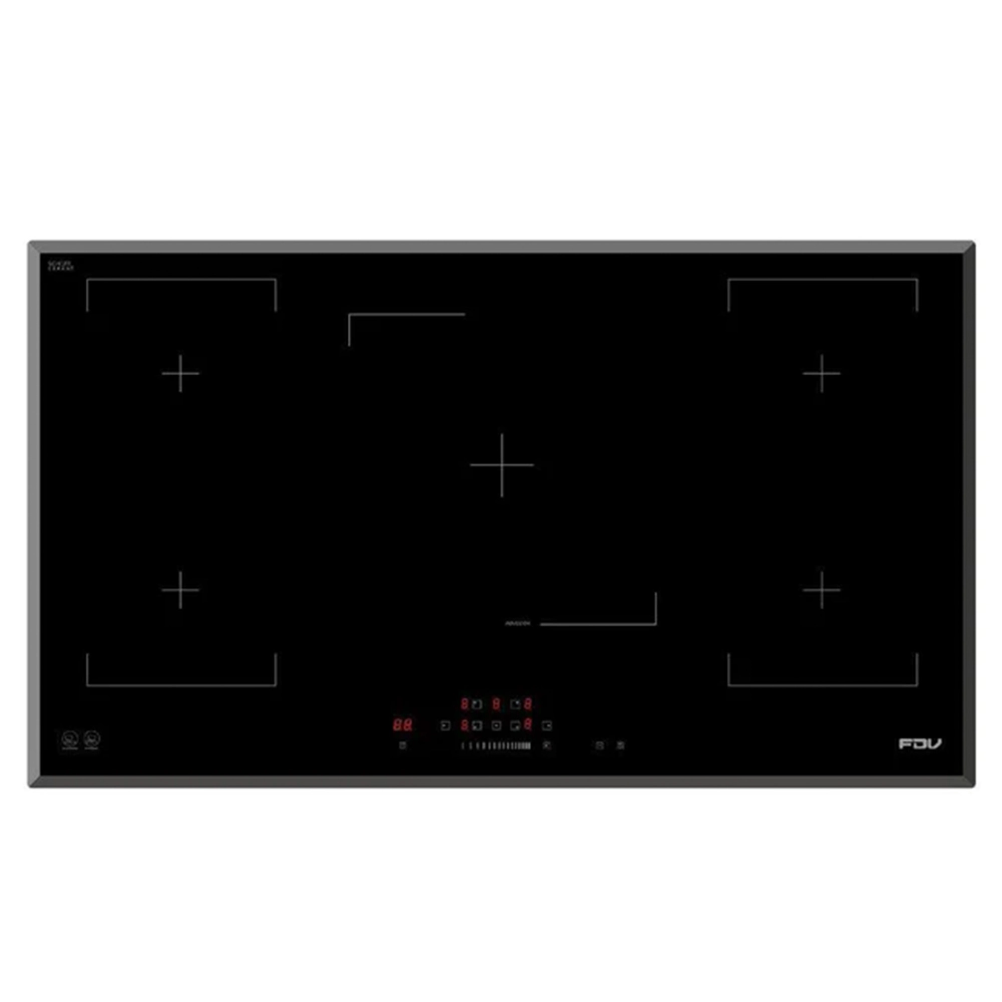 Encimera FDV Induccion Deluxe Negro 90 cm