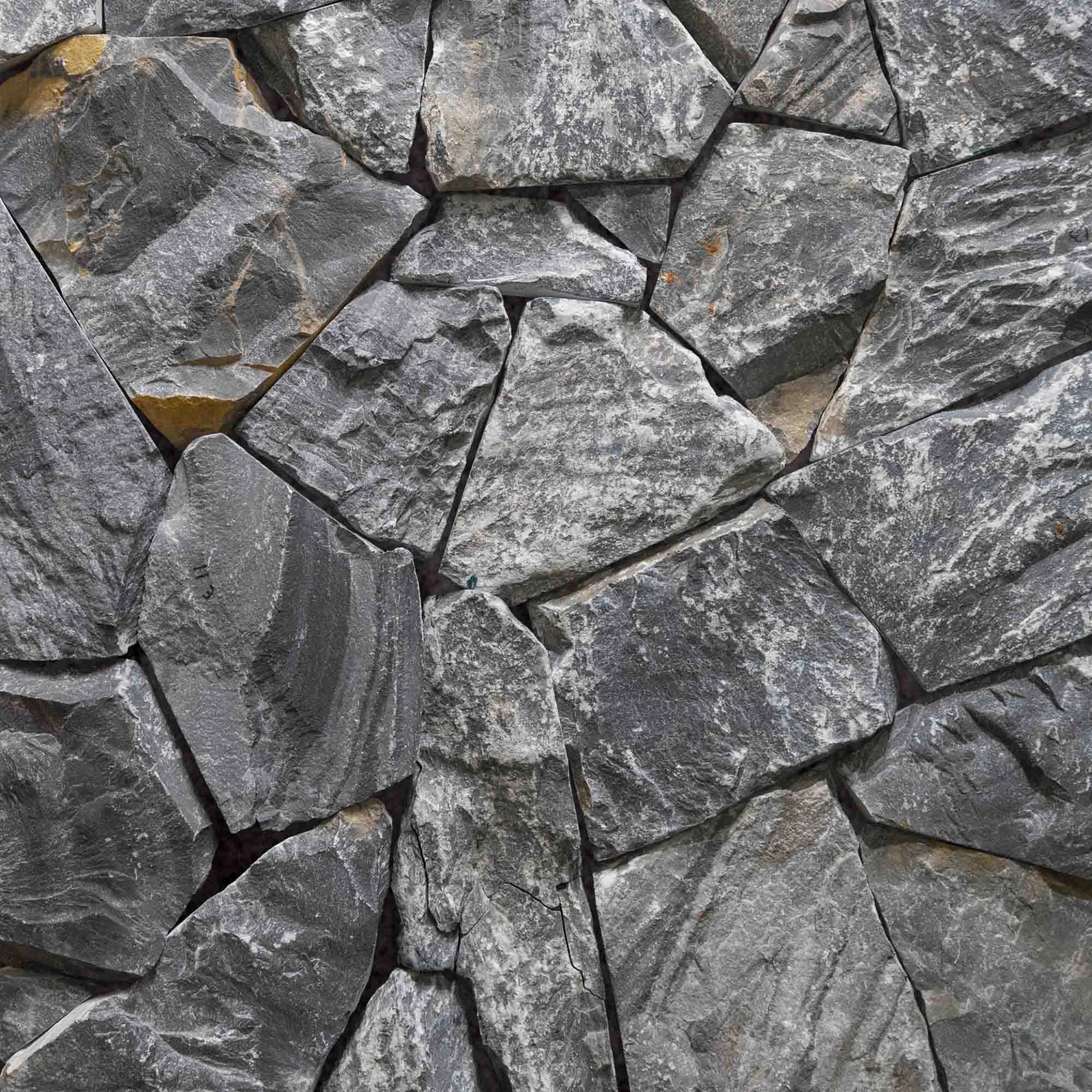 Piedra Irregular Wall Stone Pure Grey Rústico 15-40 cm