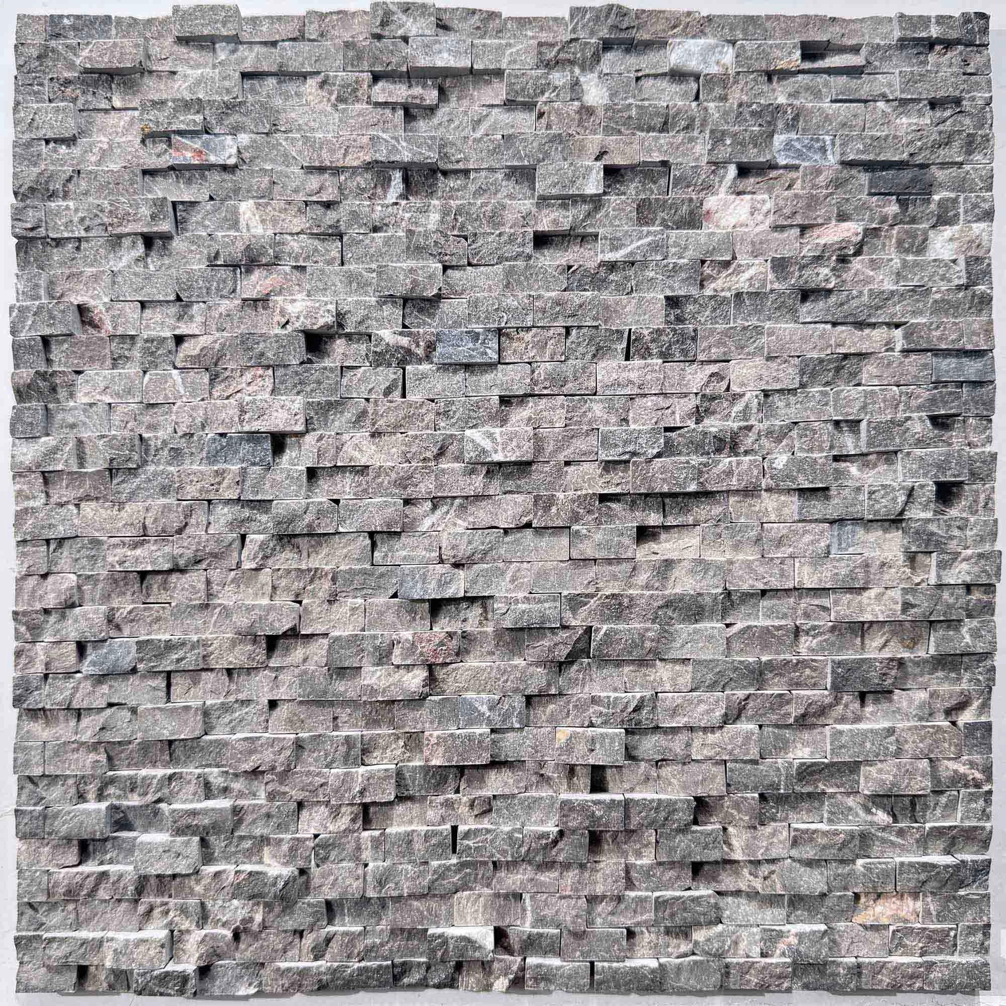 Mosaico Negro Rústico 30x30 cm