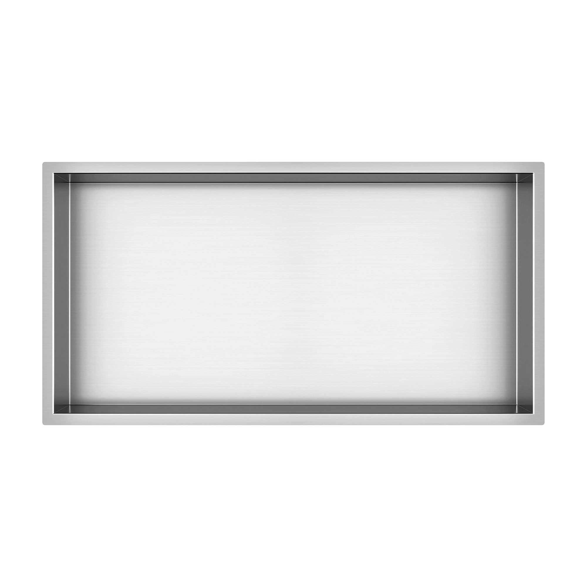 Nicho de Ducha Block Acero Inoxidable 304 Gris 63x33x10 cm