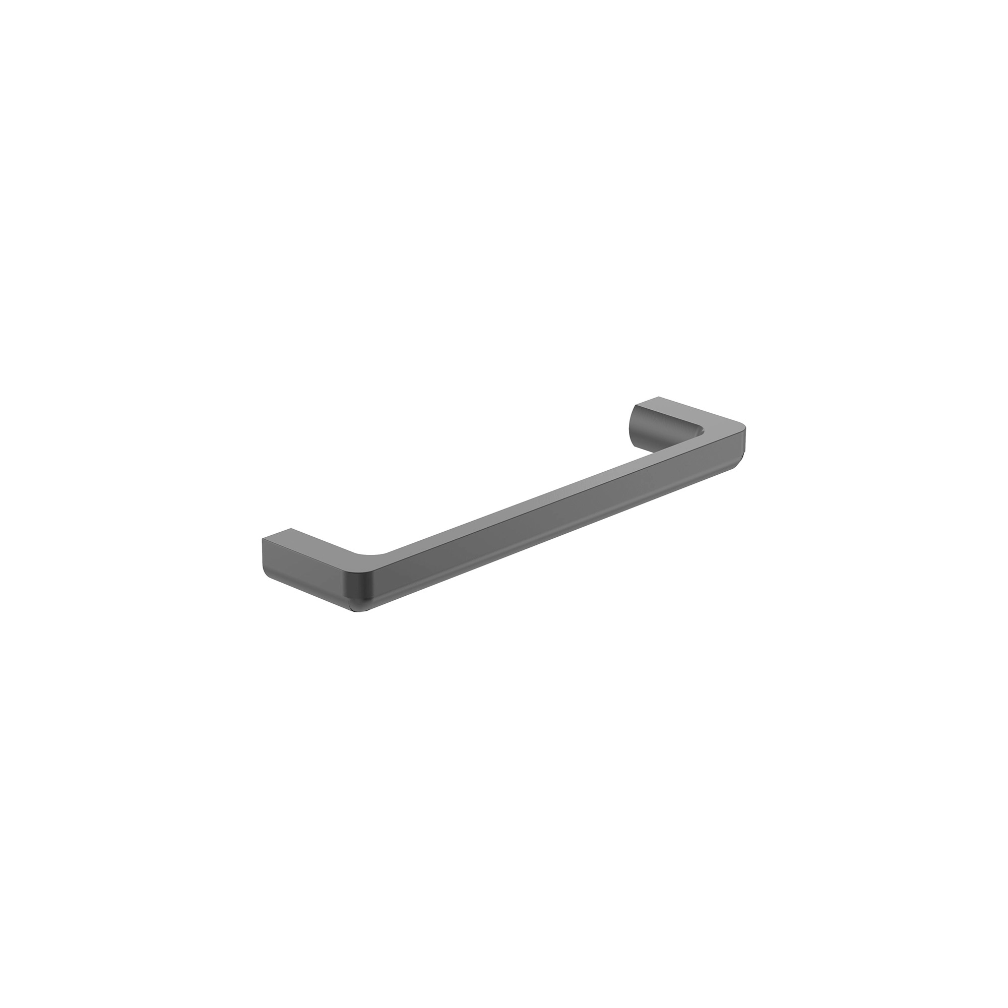 Toallero Tempo de Barra Metal Negro 30x7x2.5 cm
