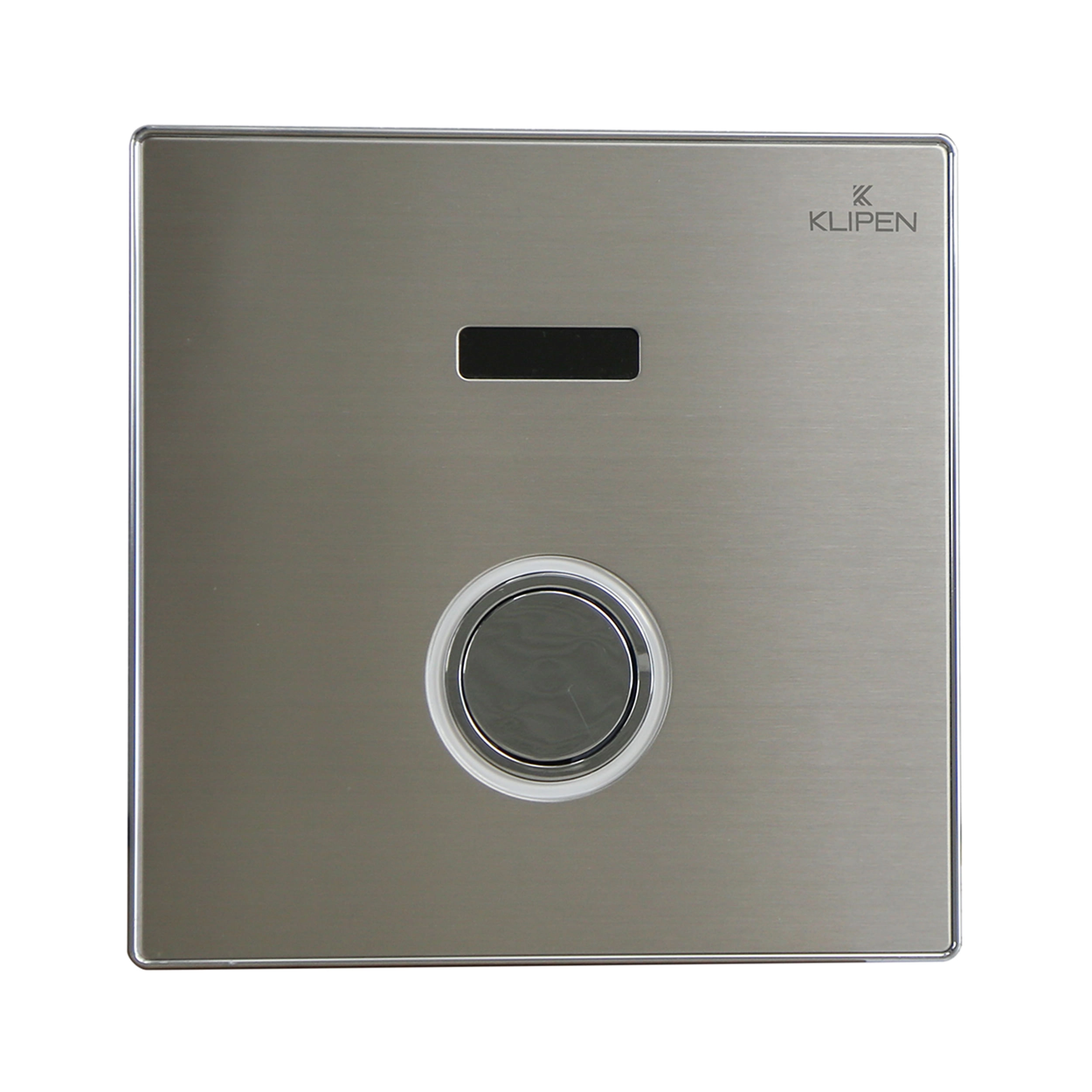Fluxor WC Public Empotrado Sensor Led Botón Presión Manual Cromado