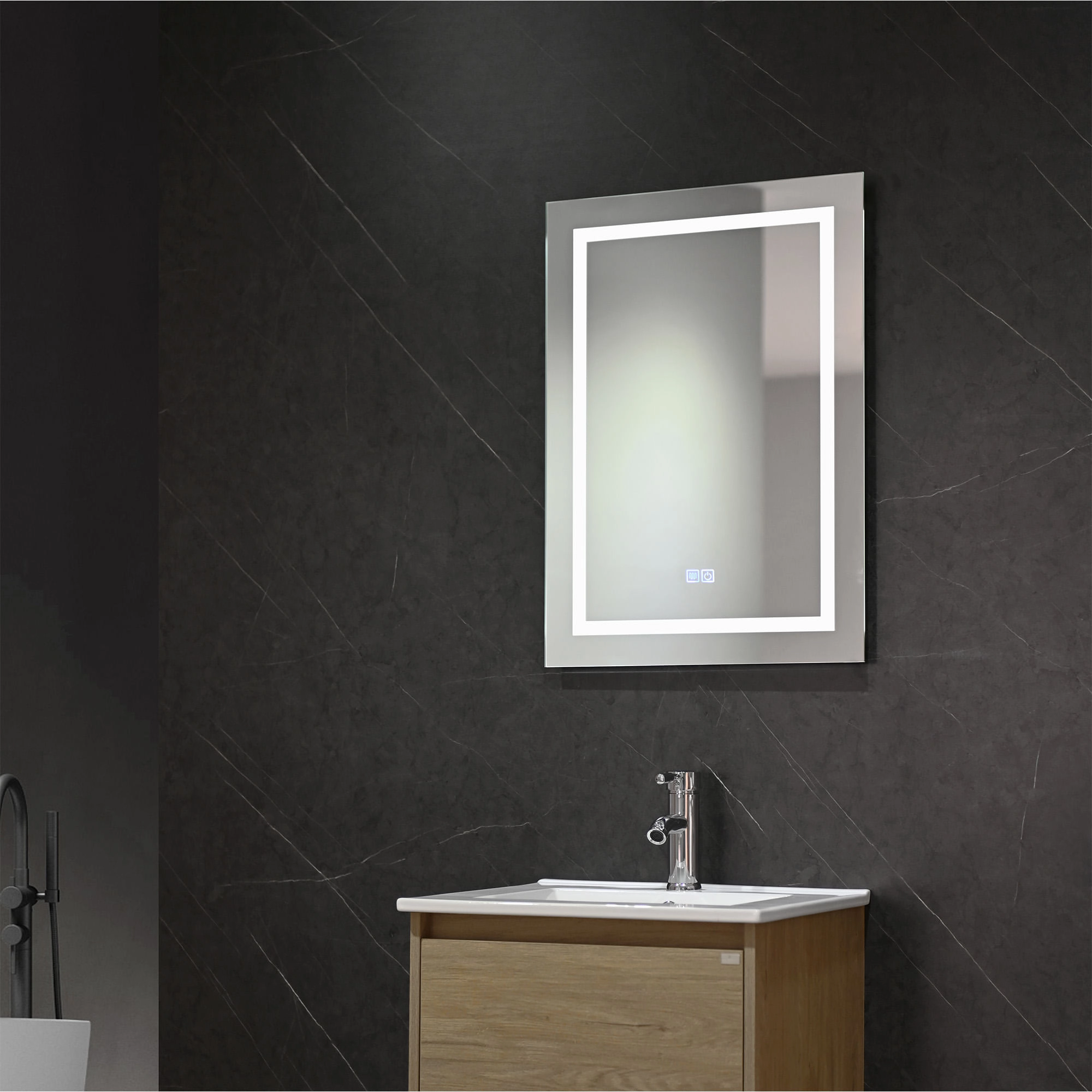 Espejo Singapur Rectangular Desempañante Led 60x80 cm