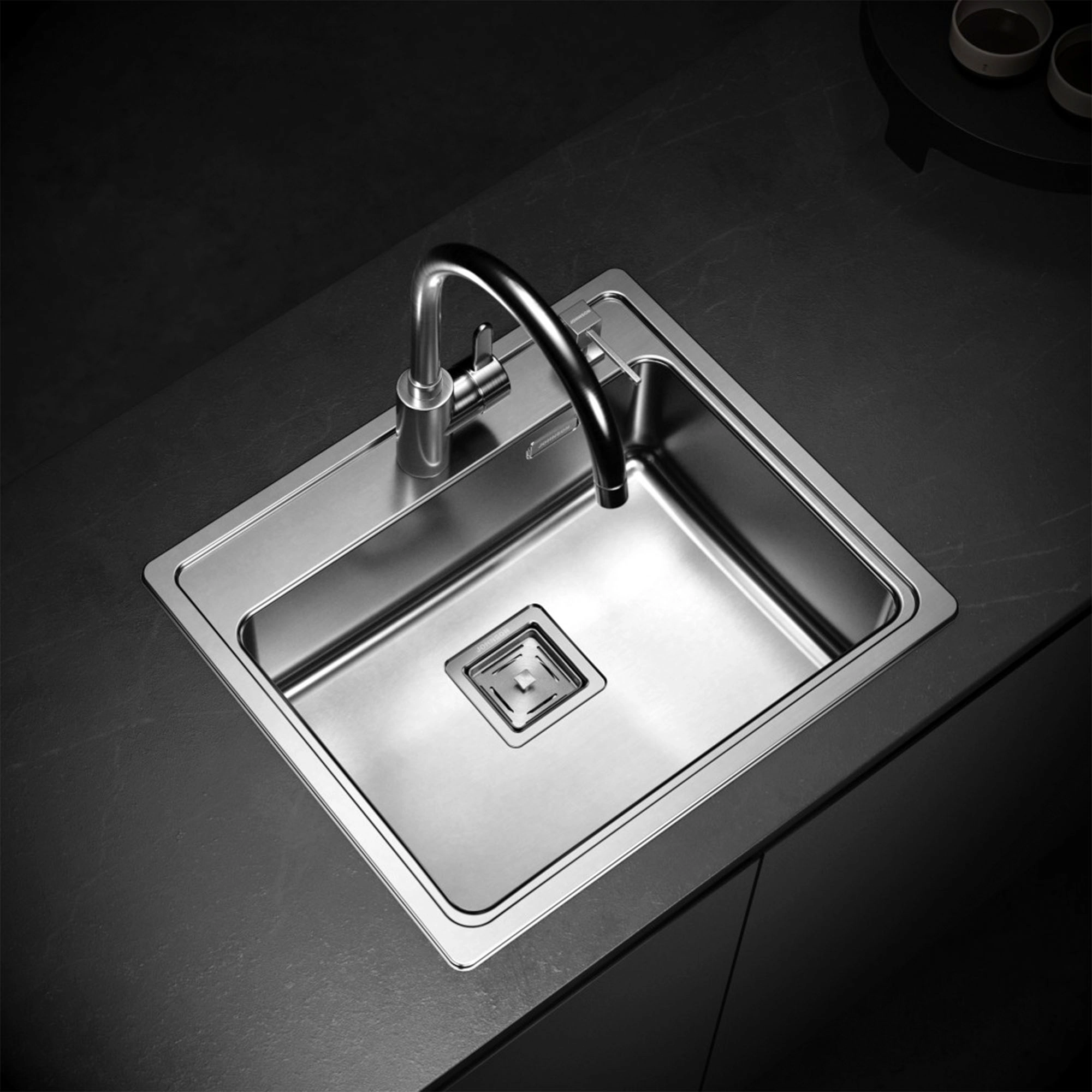 Lavaplatos Quadra 1 Cubeta Acero Inoxidable 304 555x489x190 mm