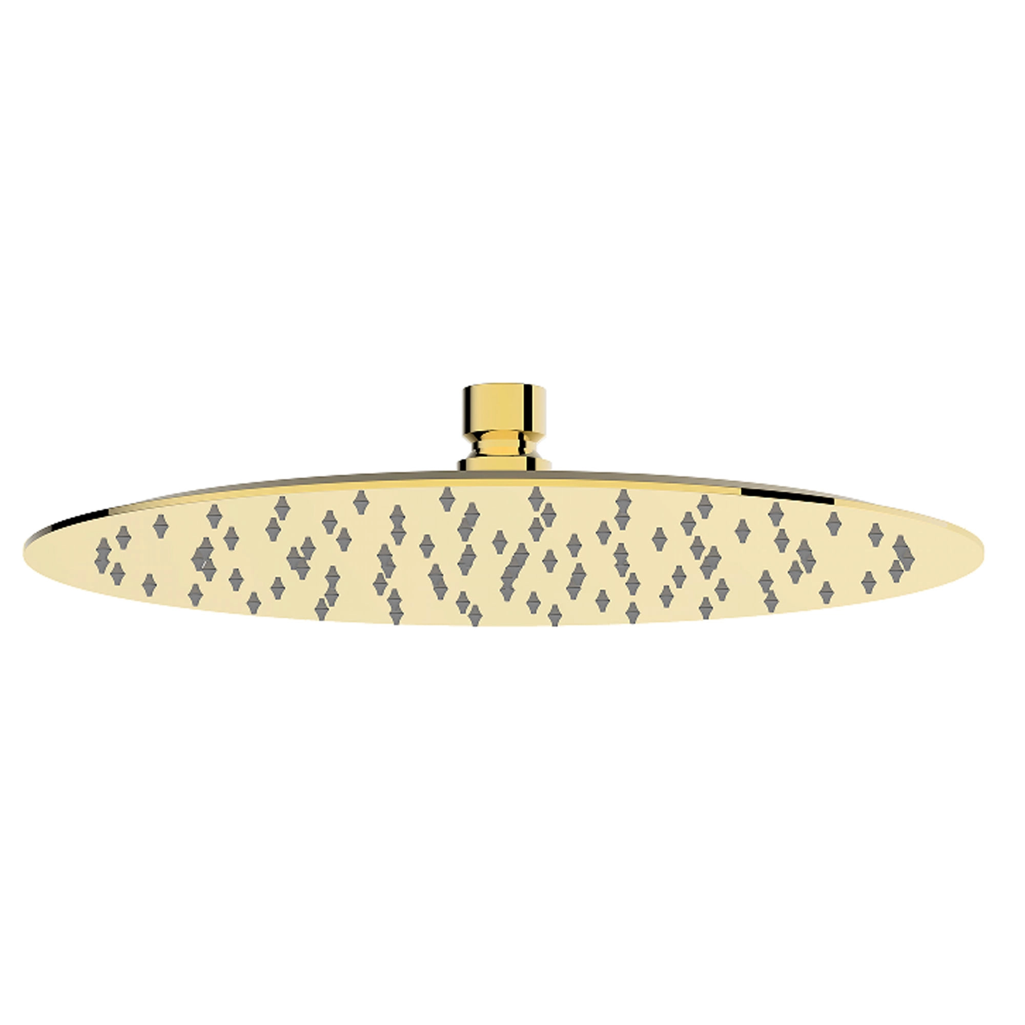 Plato Ducha Urban Redondo 25 cm 1 Jet sin Brazo Dorado