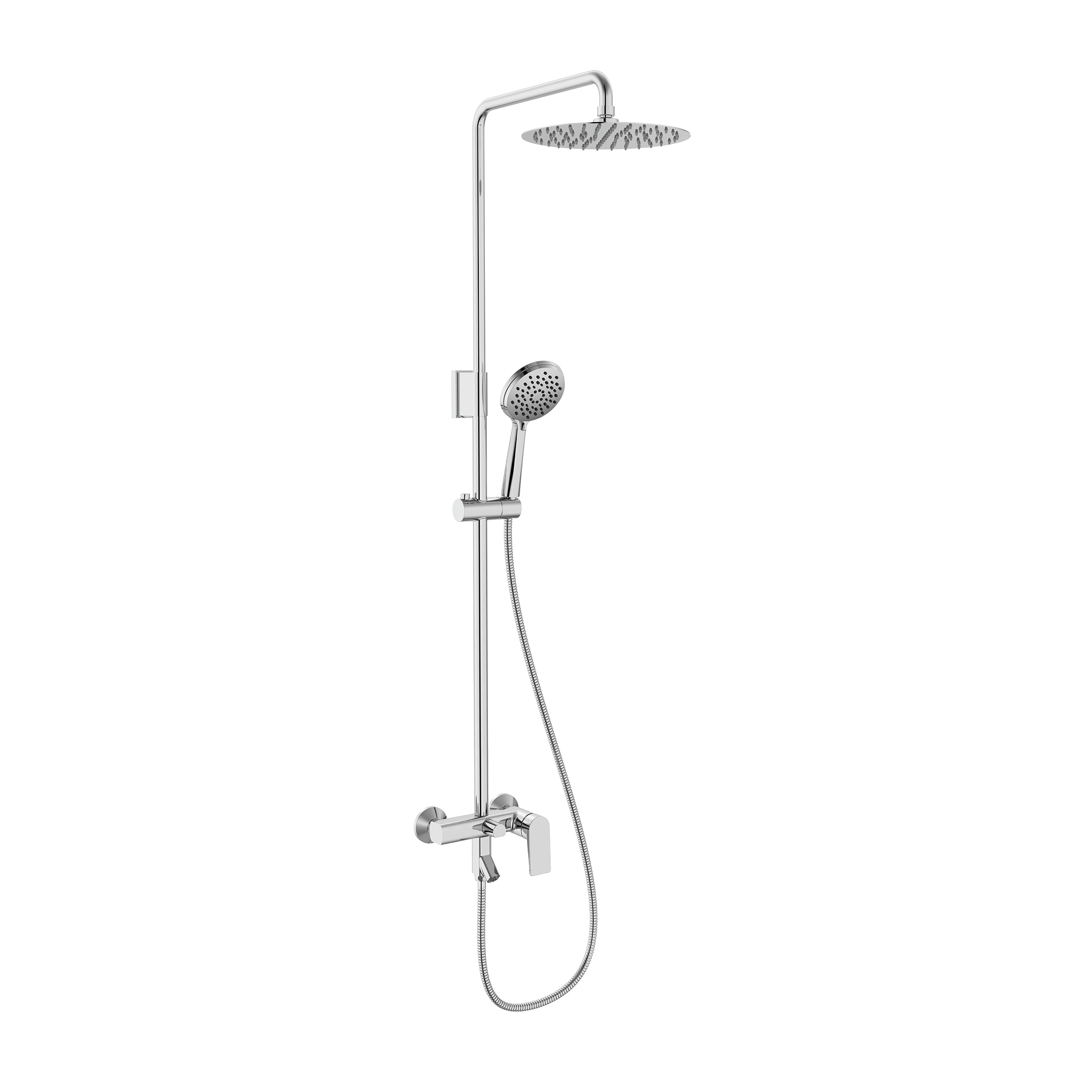 Columna Tina Luxor C/Ducha Fono, Flexible, Soporte Cromado