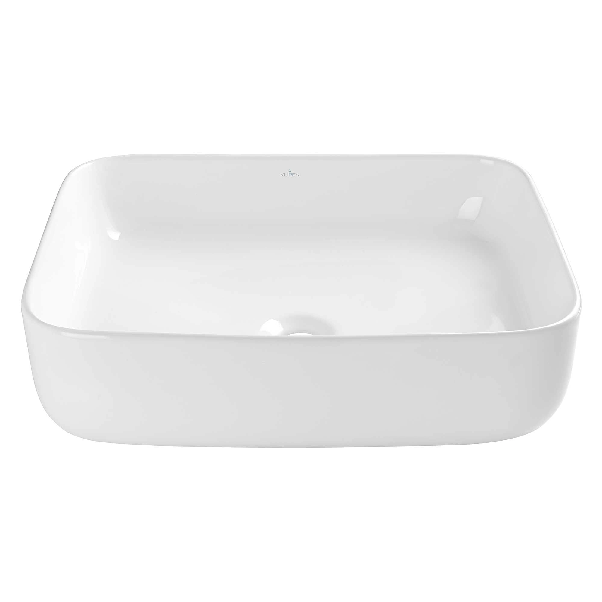 Lavamanos Samara sin Rebalse Sobre Cubierta Rectangular Blanco