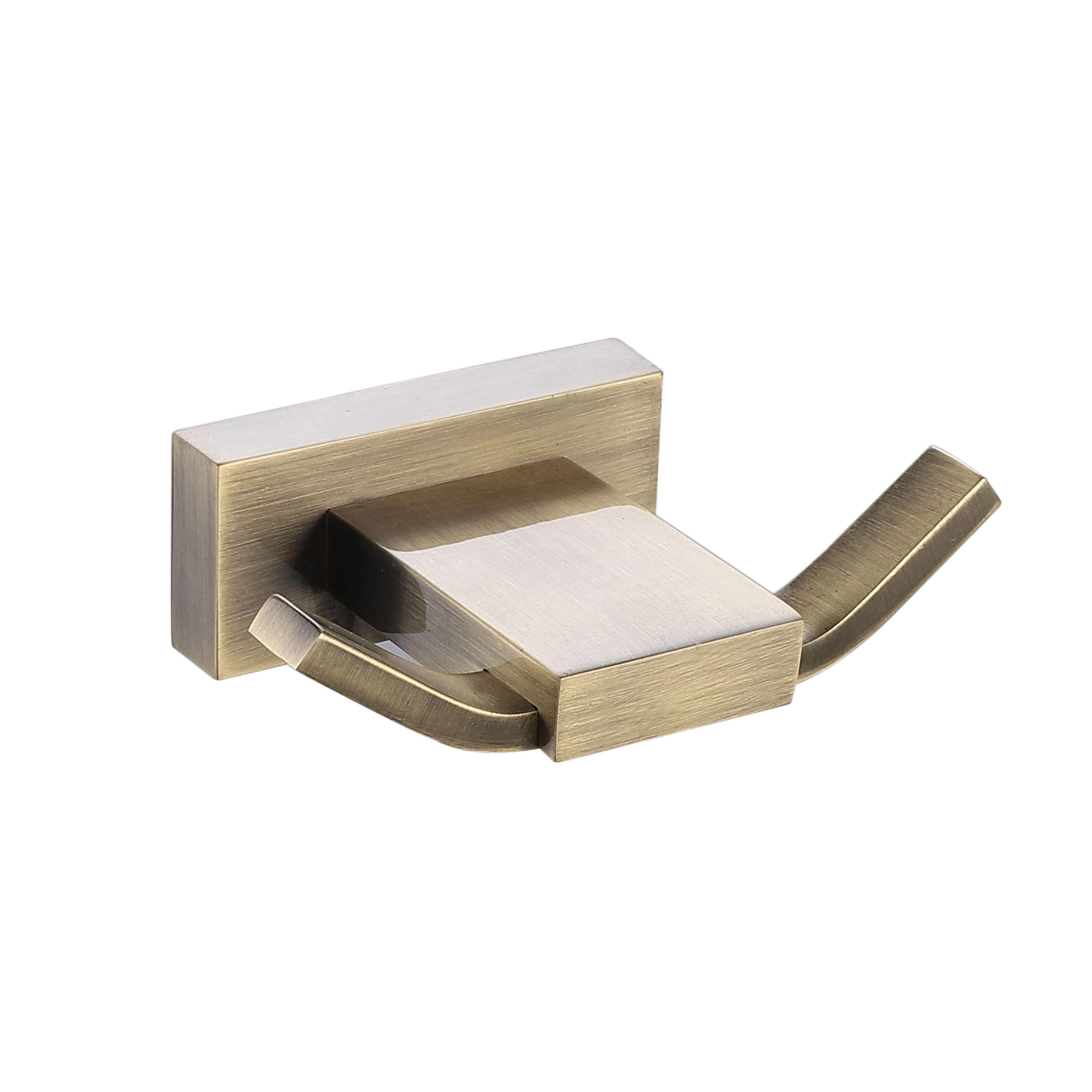 Percha Atlas Doble Latón Bronce 8.6x5.5x2.5 cm