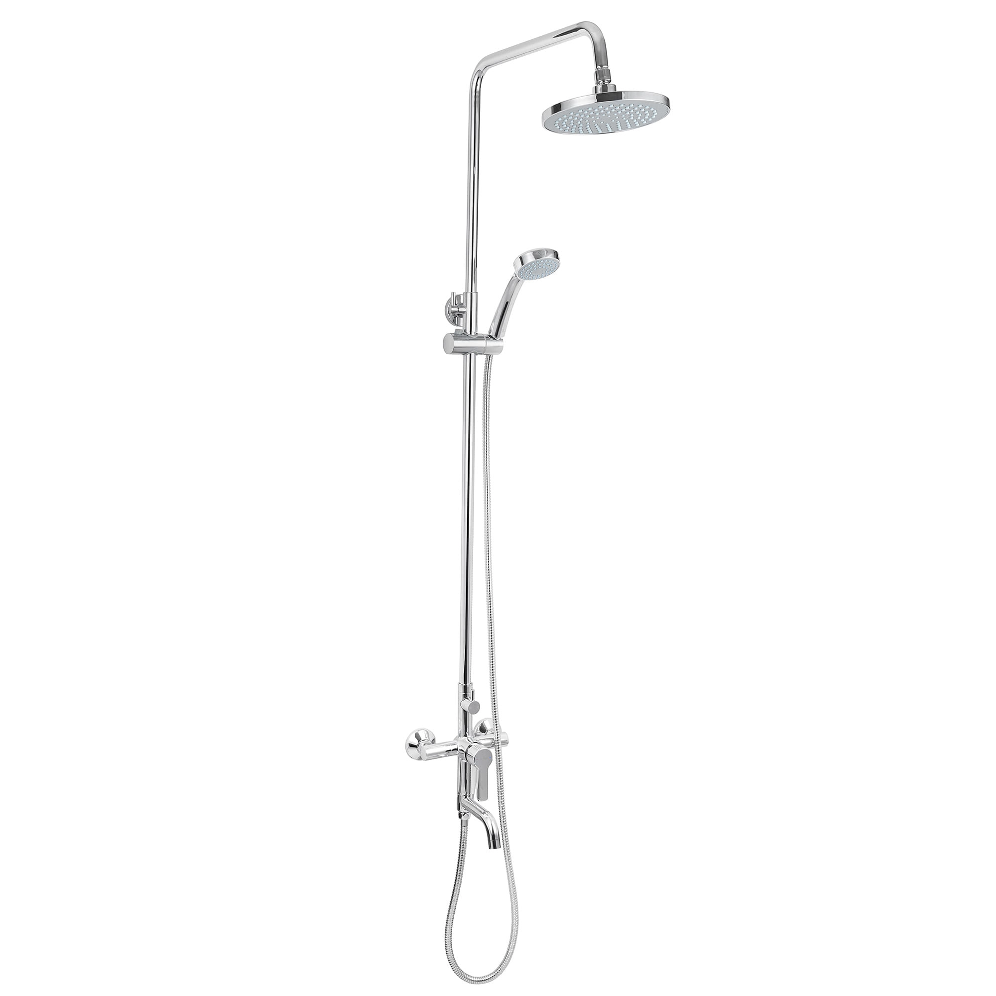 Columna Tina Trento Con Set Soporte Ducha Cromado