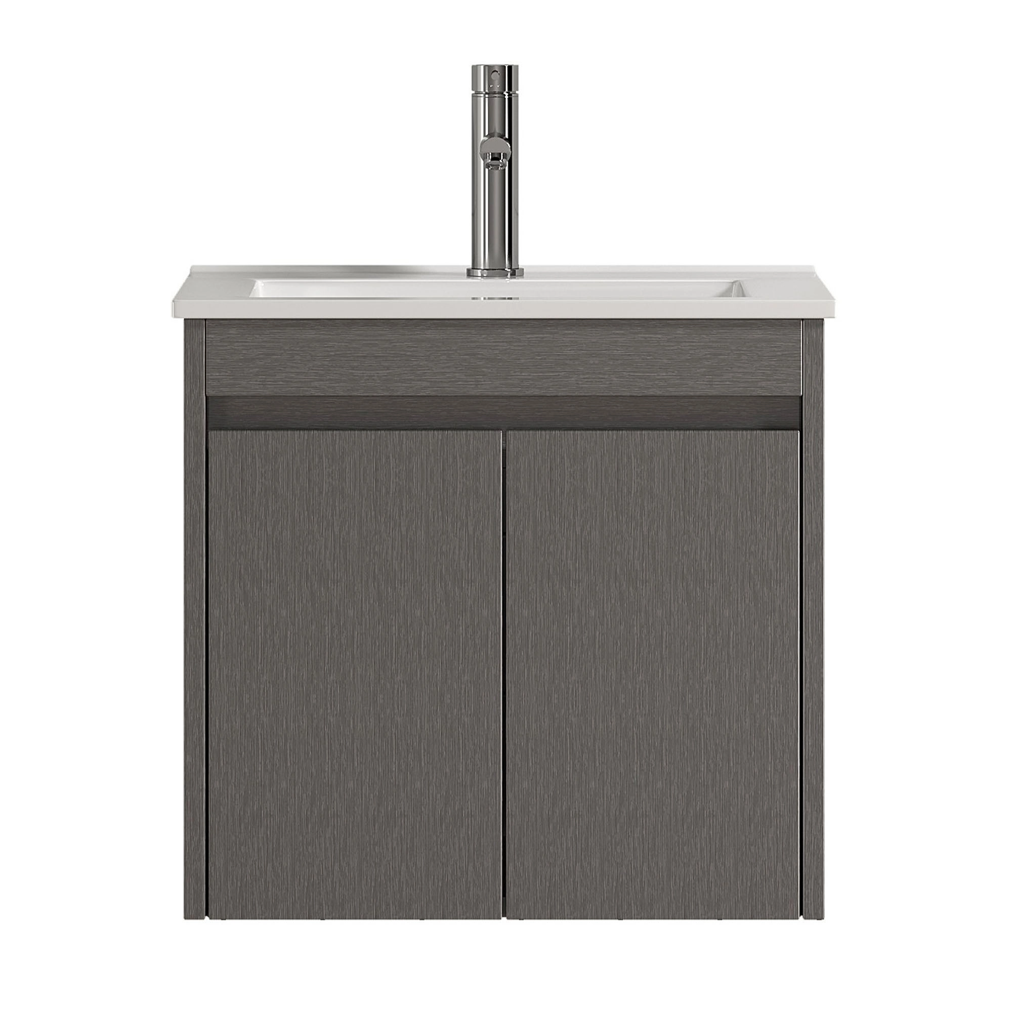 Mueble de Baño Nepal con Lavamanos 700x470x495 mm 2 Puertas Dark Grey