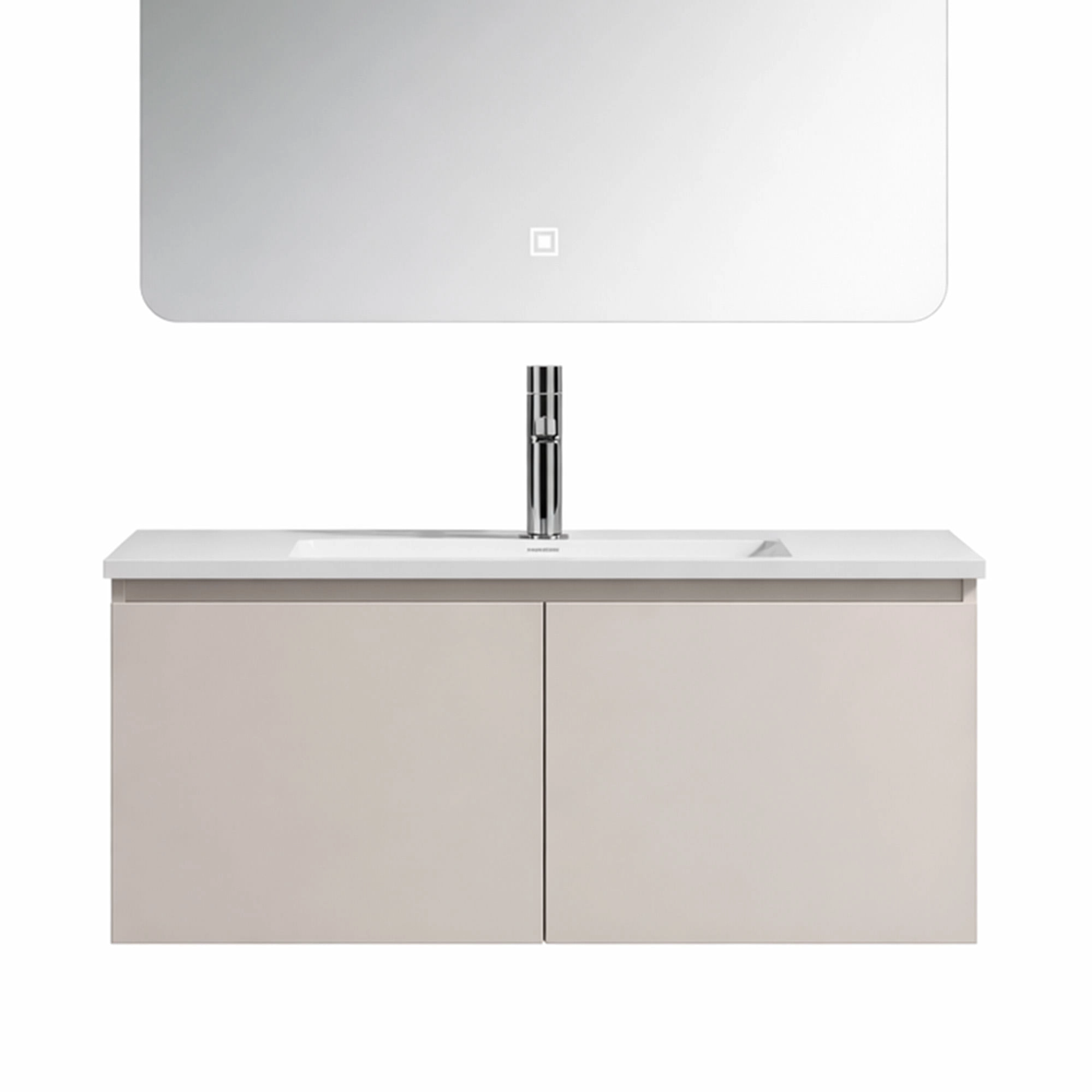 Mueble de Baño Nepal con Lavamanos 700x470x495 mm 2 Puertas Beige
