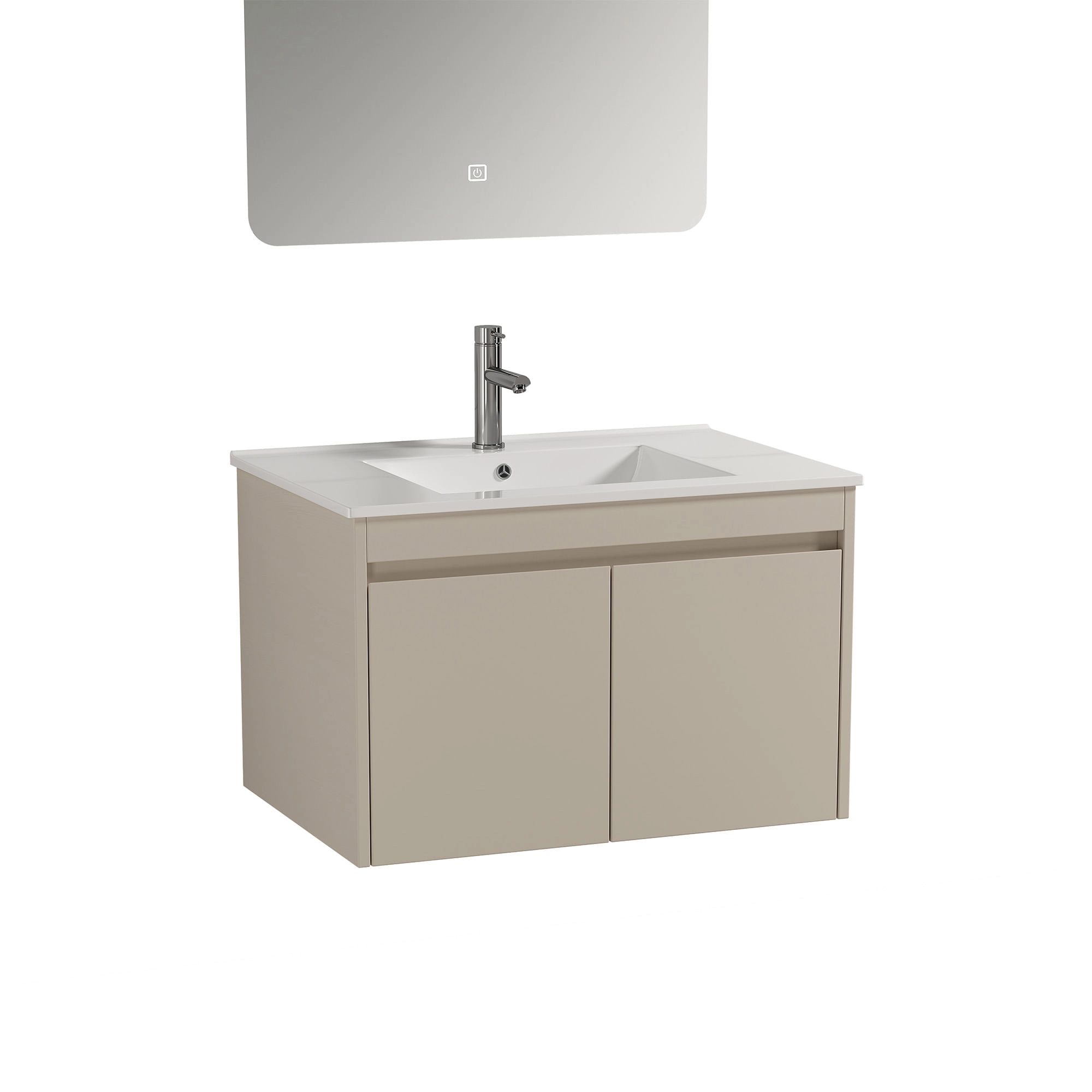 Mueble de Baño Nepal con Lavamanos 800x470x495 mm 2 Puertas Beige