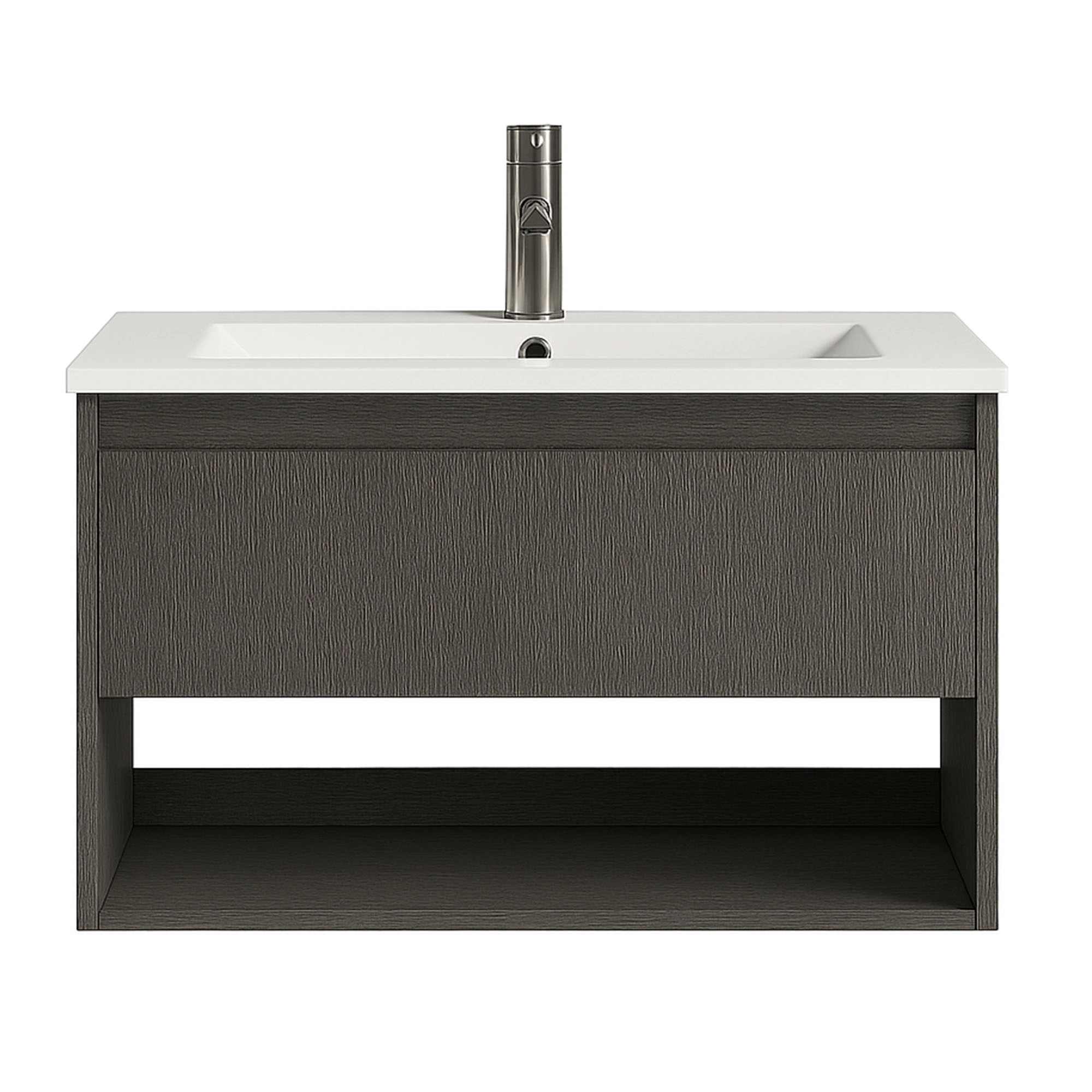 Mueble de Baño Nepal con Lavamanos 700x470x495 mm 1 Cajón y Repisa Dark Grey