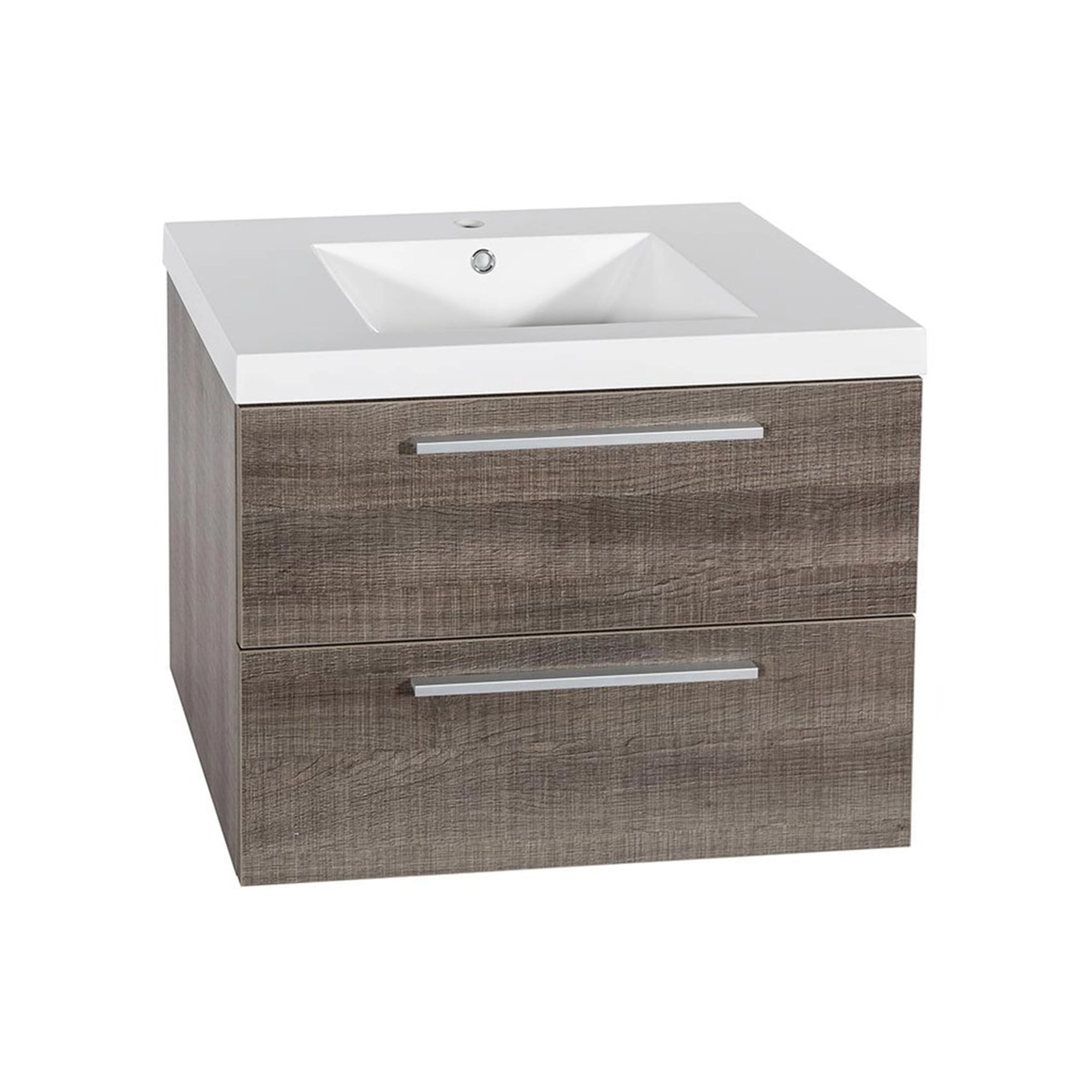 Mueble de Baño Sense con Lavamanos 700x460x500 mm Brushed Grey