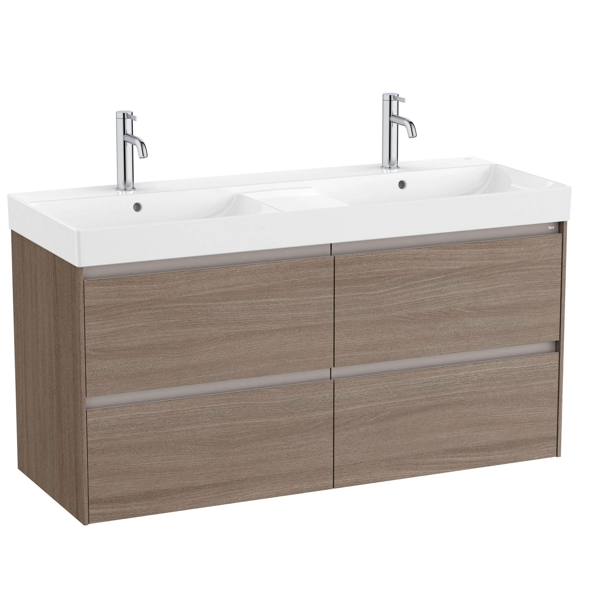 Mueble de Baño Ona con Lavamanos 1200x460x645 mm Café 4 Cajones