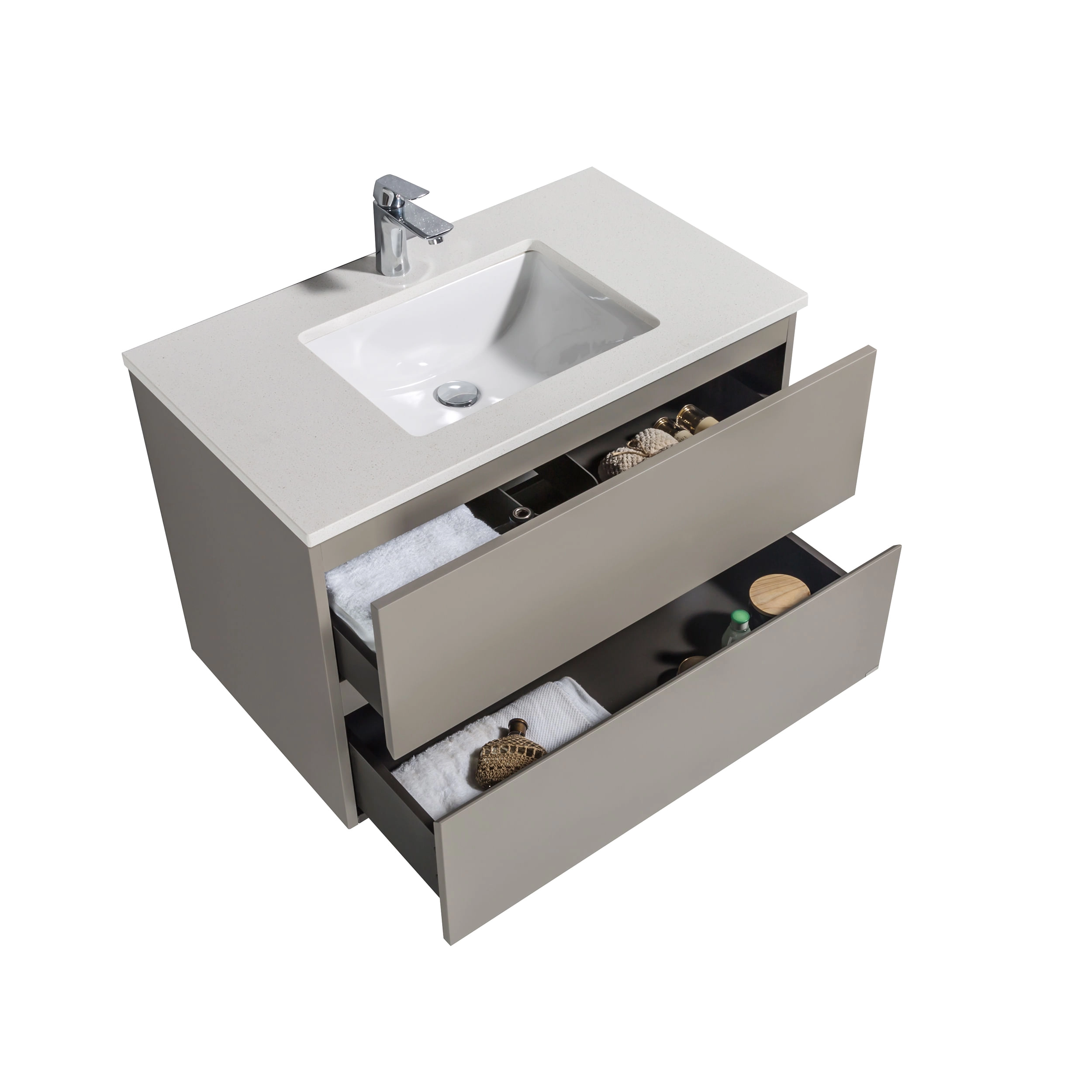 Mueble de Baño Rain con Lavamanos 900 mm Thunder Grey Matt