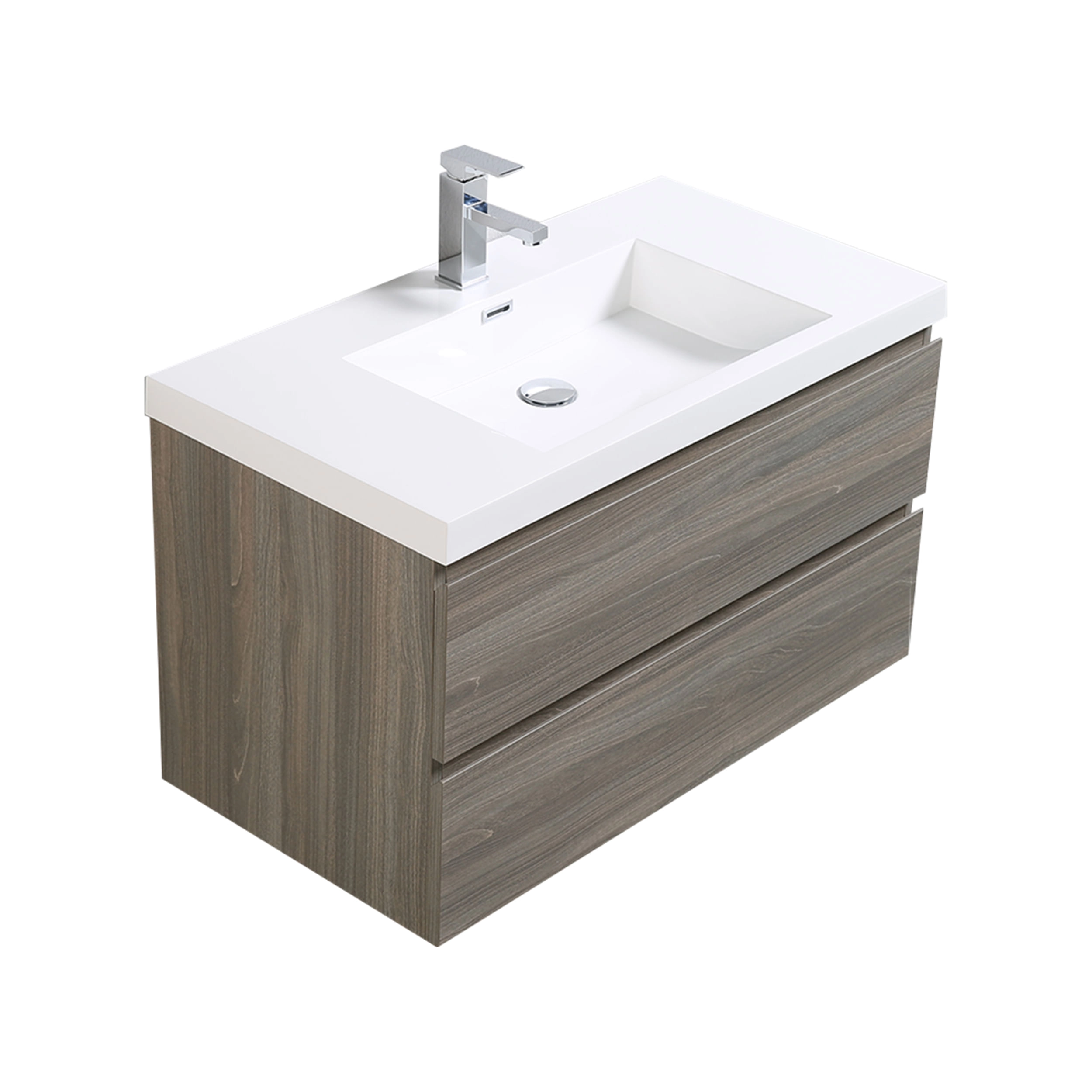 Mueble de Baño City con Lavamanos 900x550x480 mm Maple Grey