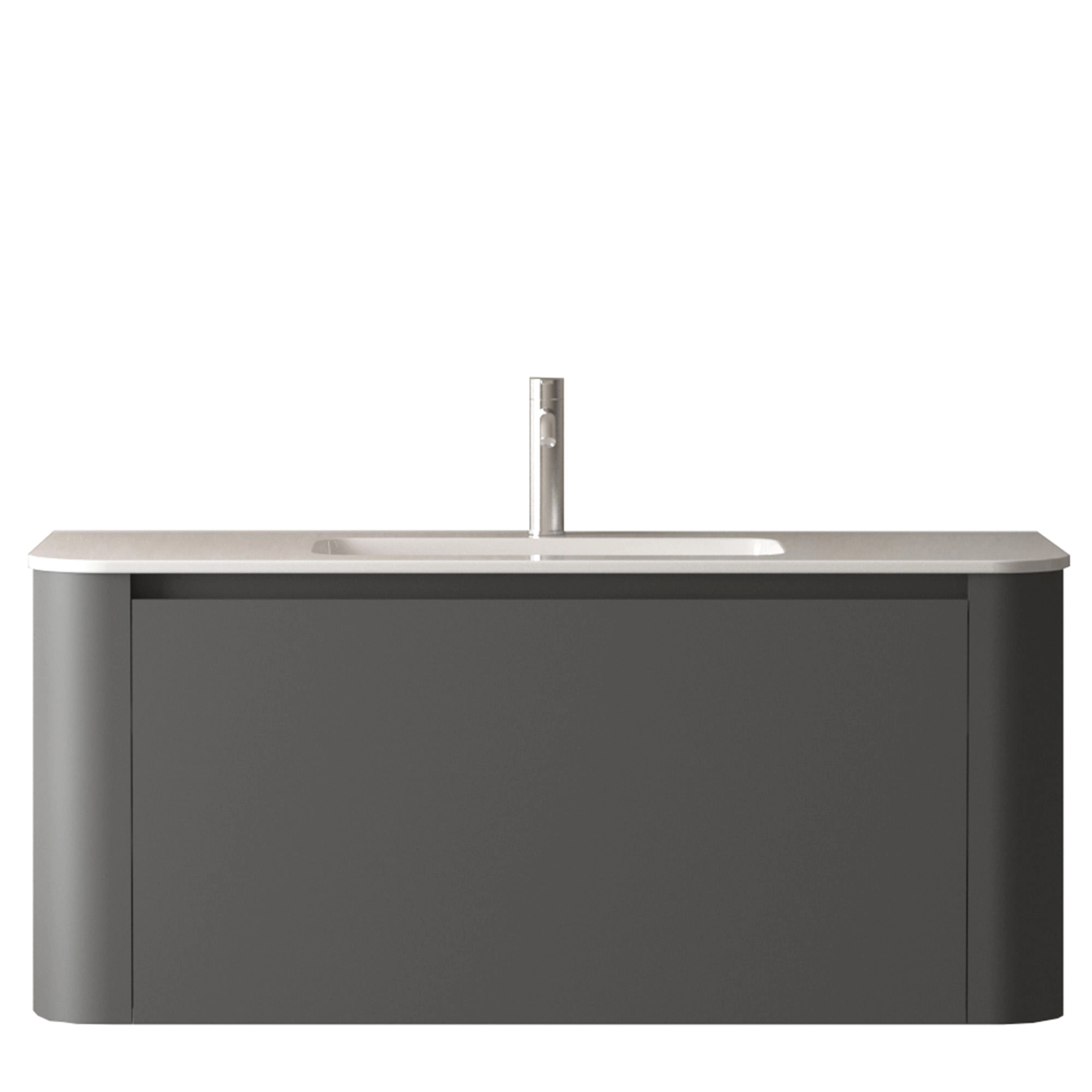 Mueble de Baño Manhattan con Lavamanos 1200x520x465 mm 2 Cajones Gris