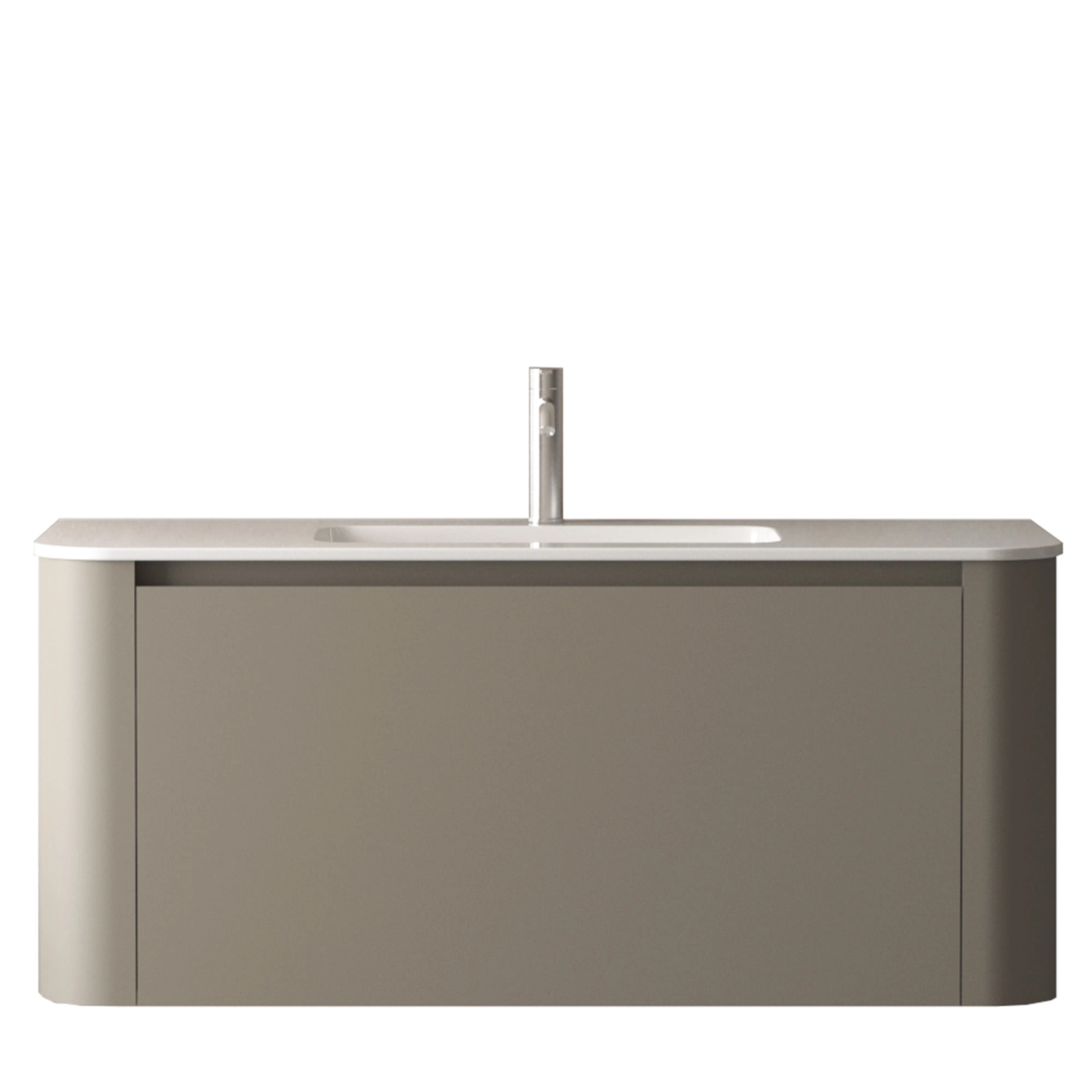 Mueble de Baño Manhattan con Lavamanos 1200x520x465 mm 1 Cajón Café Claro