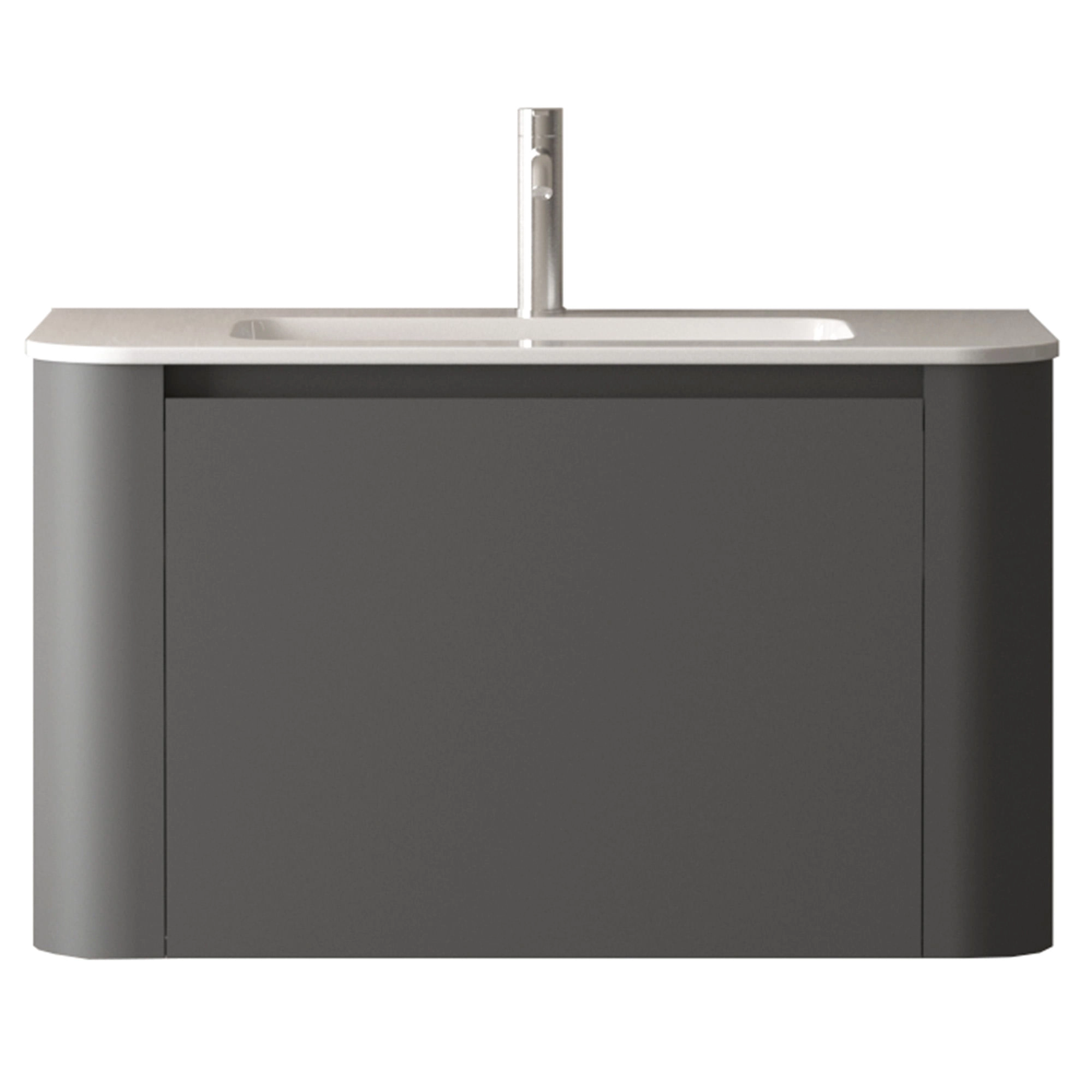 Mueble de Baño Manhattan con Lavamanos 900x520x465 mm 1 Cajón Gris