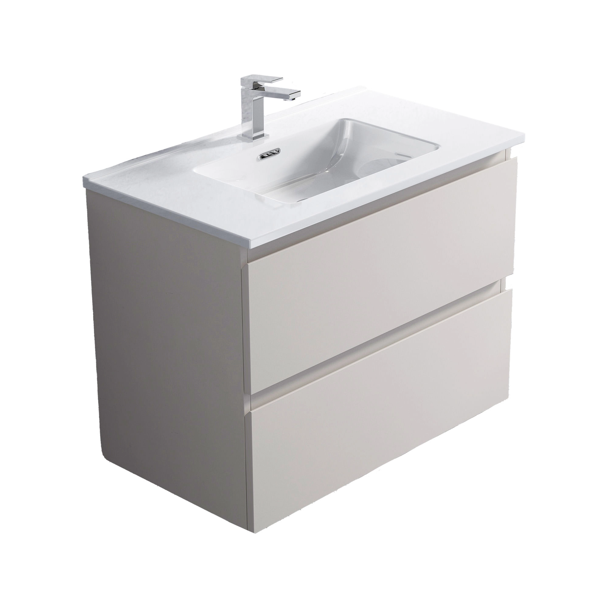 Mueble de Baño Albany con Lavamanos 800x450x600 mm 2 Cajones Vison