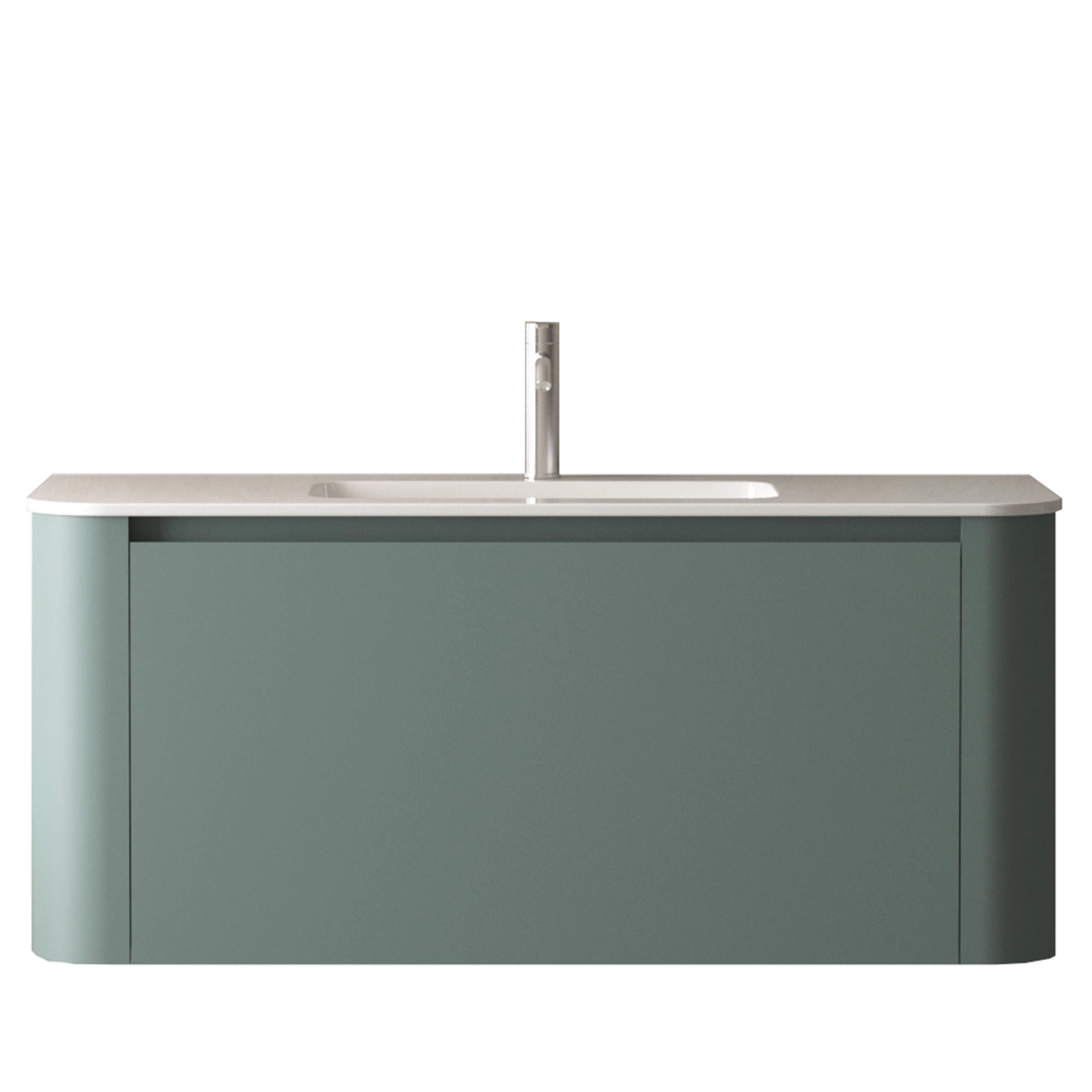 Mueble de Baño Manhattan con Lavamanos 1200x520x465 mm 1 Cajón Verde Claro