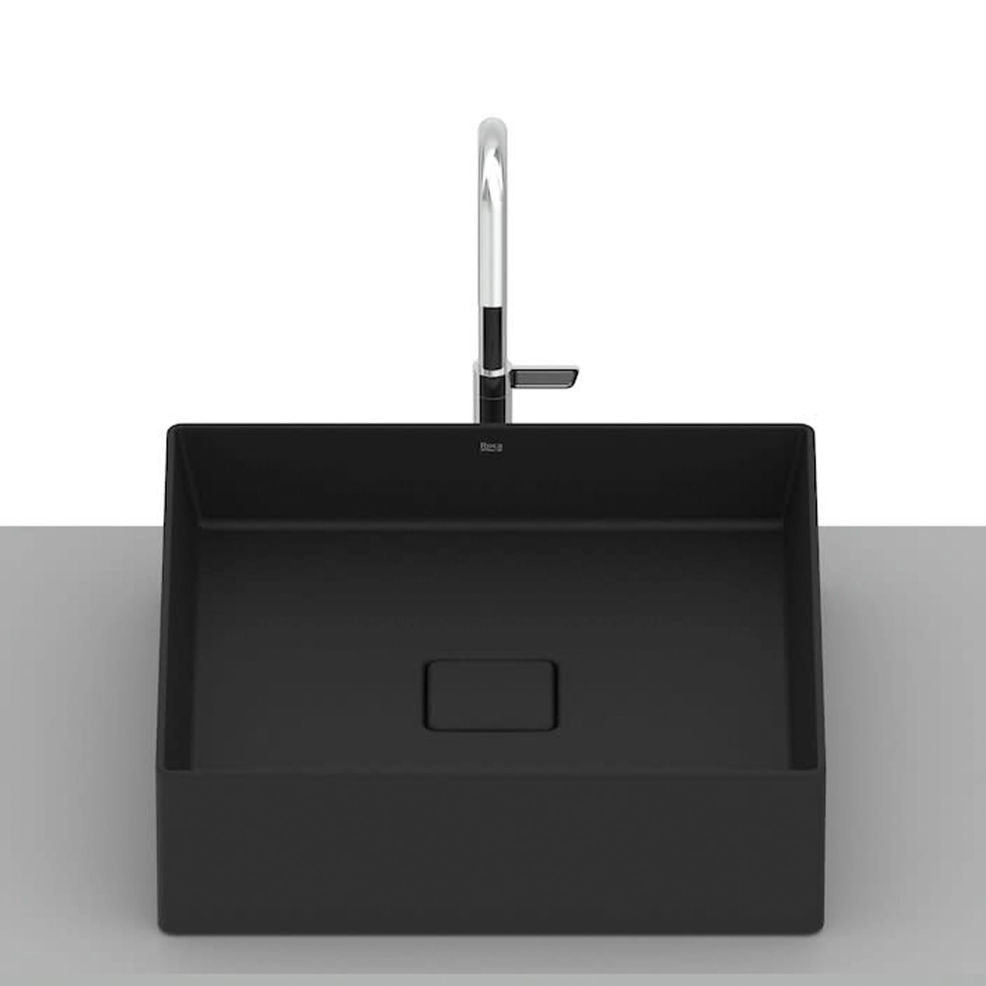 Lavamanos Terra T5 Cuadrado Negro Mate 400x400x125 mm