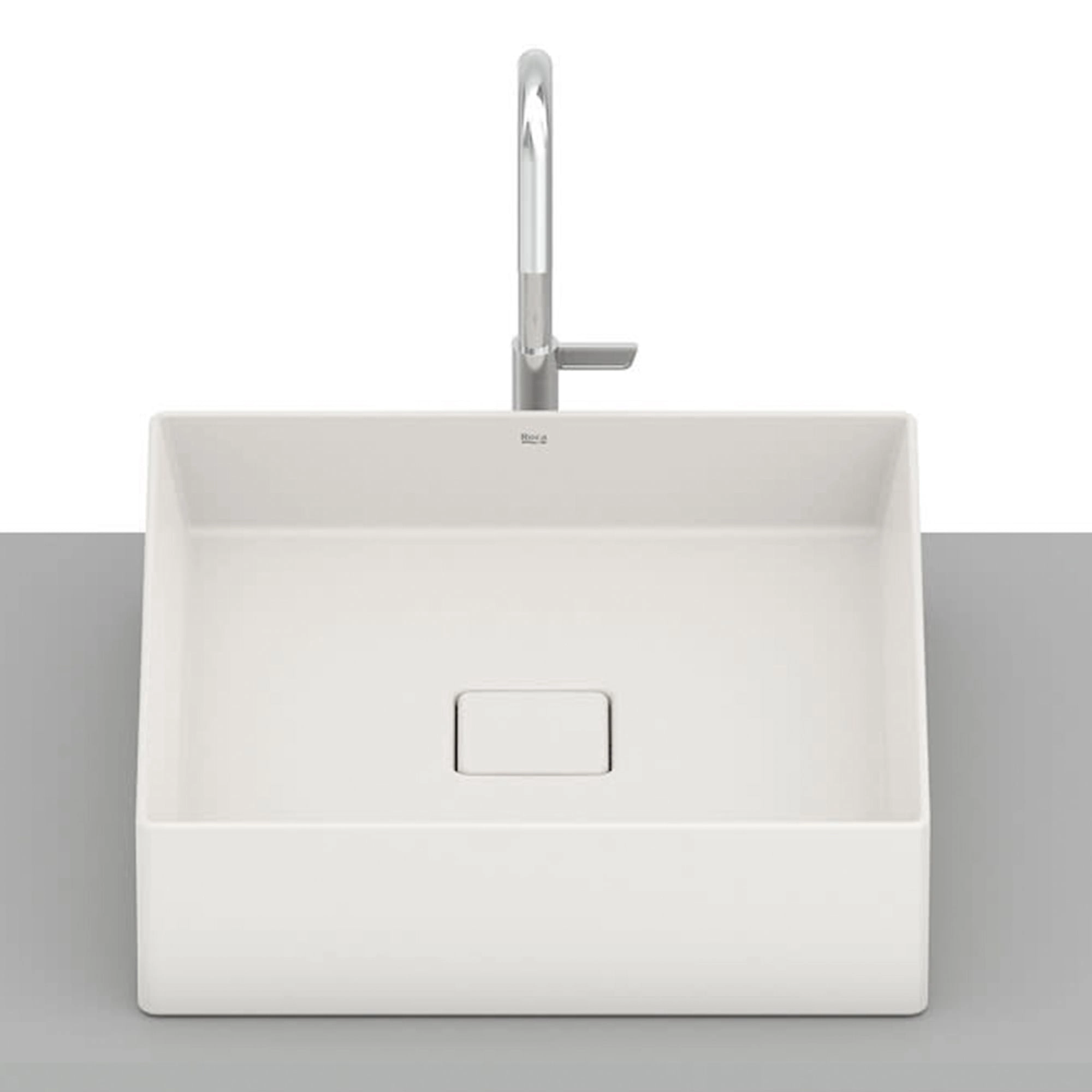 Lavamanos Terra T5 Cuadrado Beige Mate 400x400x125 mm