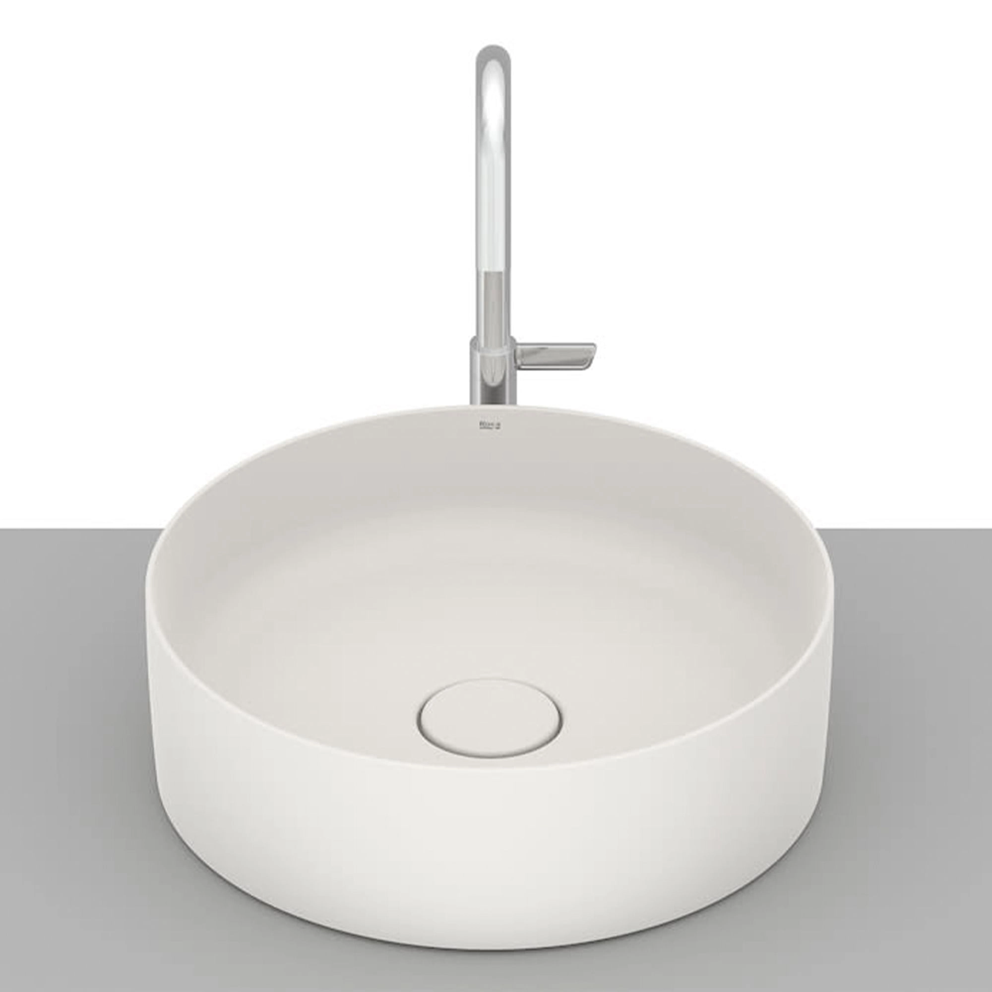 Lavamanos Terra T2 Redondo Beige Mate 390x390x125 mm