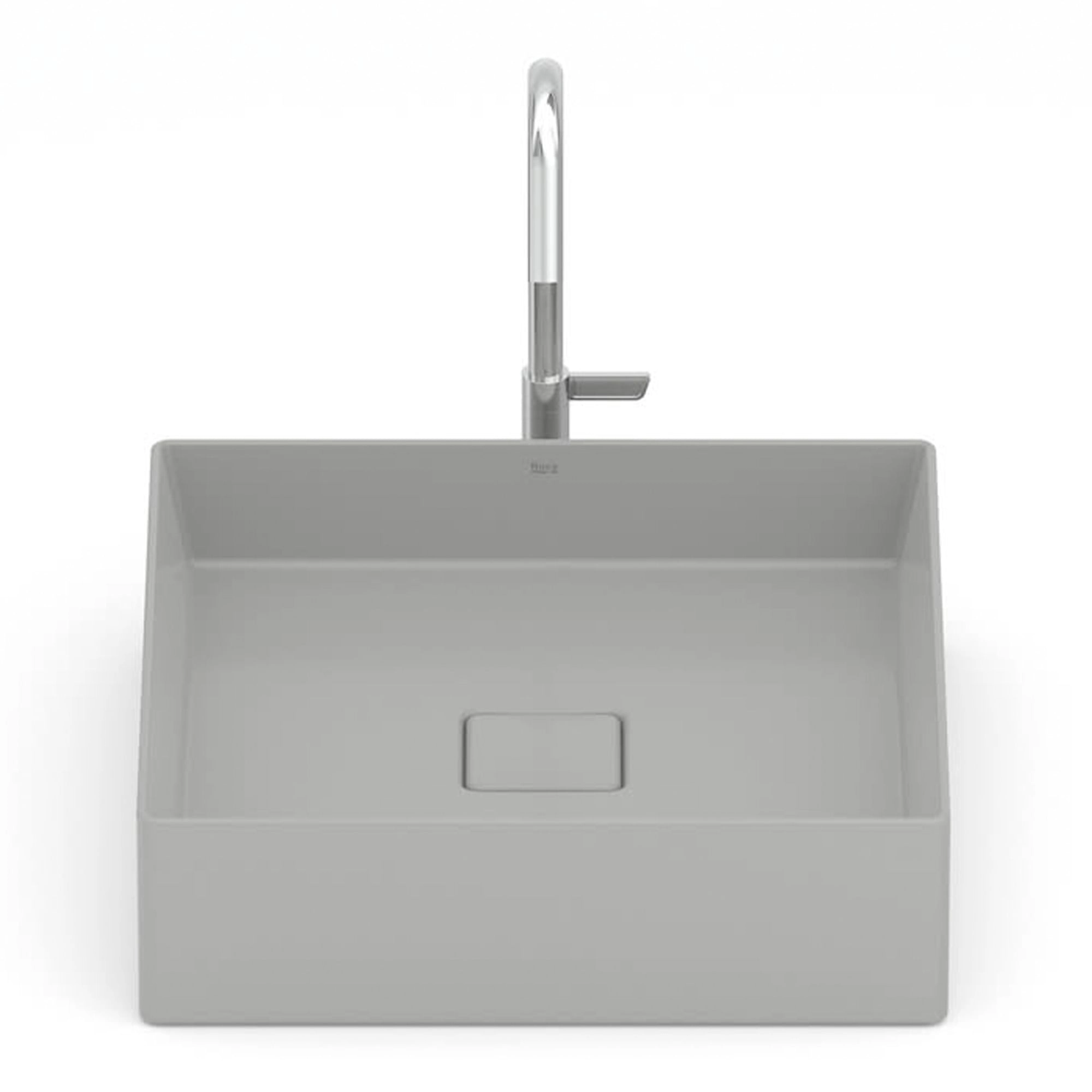 Lavamanos Terra T5 Cuadrado Stone Mate 400x400x125 mm