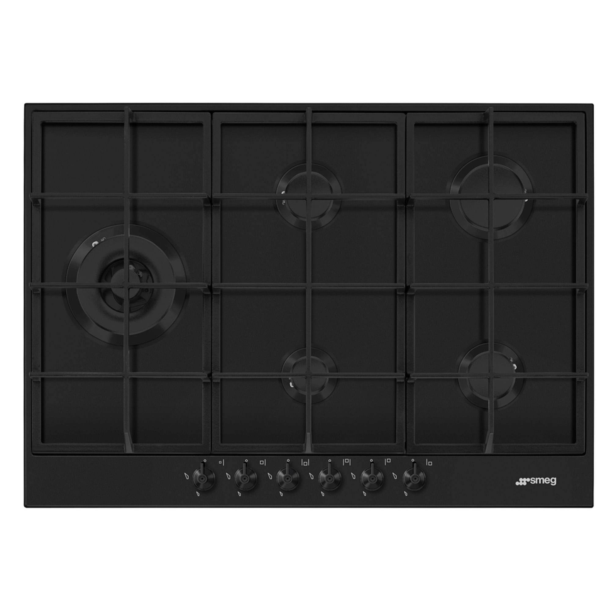 Encimera a Gas But Smeg Negro 70cm