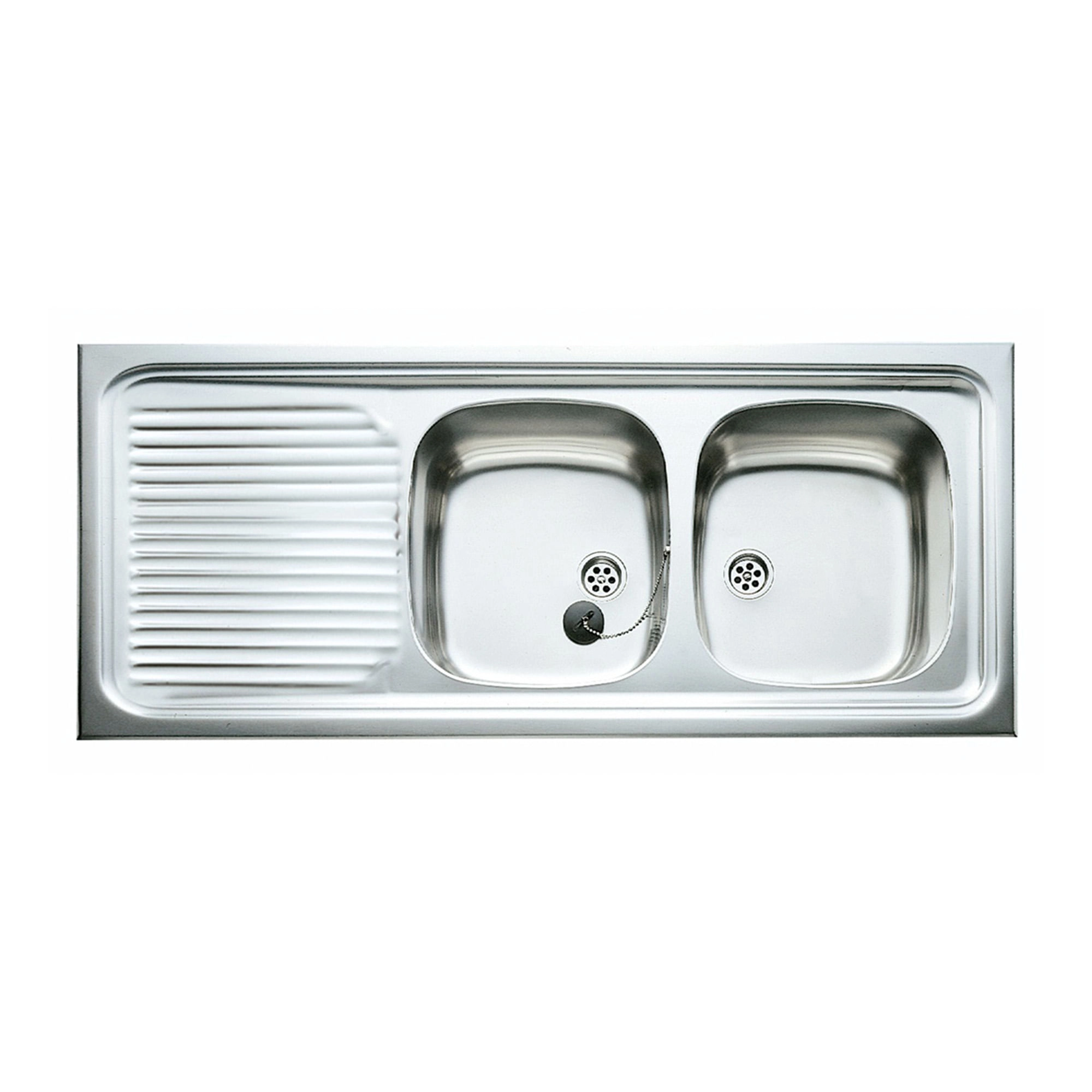Lavaplatos Teka 2 Cubetas Y Escurridor Acero Inoxidable 304 510x1235x155 mm