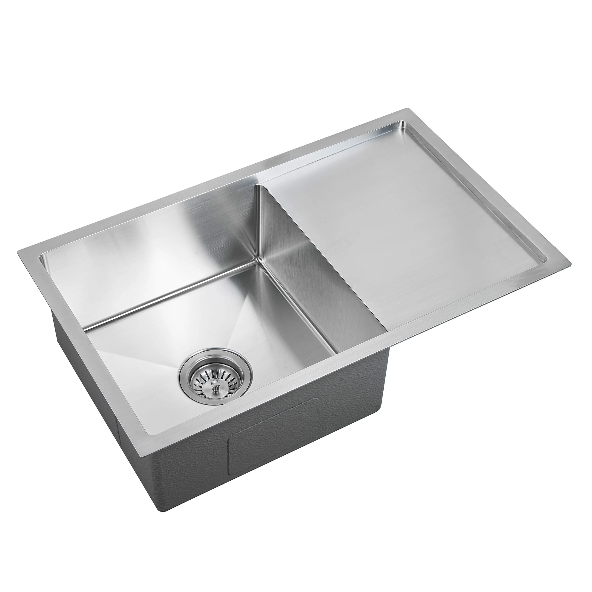 Lavaplatos Brisbane 1 Cubeta y Escurridor Acero 729x444x210 mm