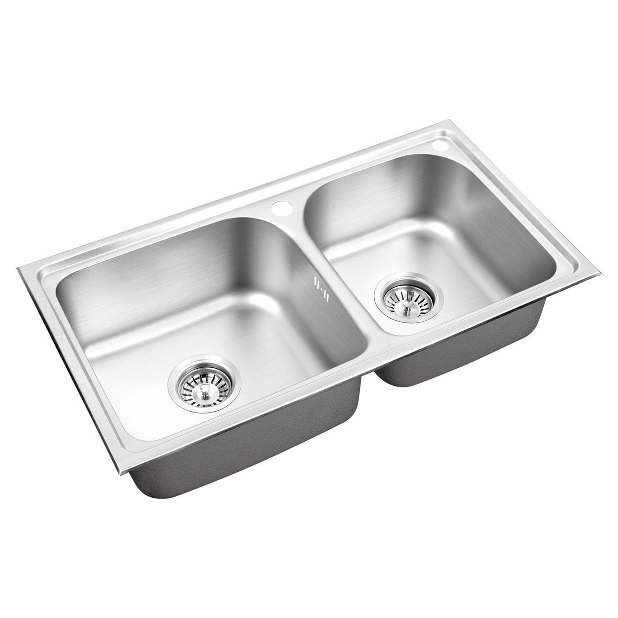 Lavaplatos Reno 2 Cubetas Acero Inoxidable 304 180x410x760 mm