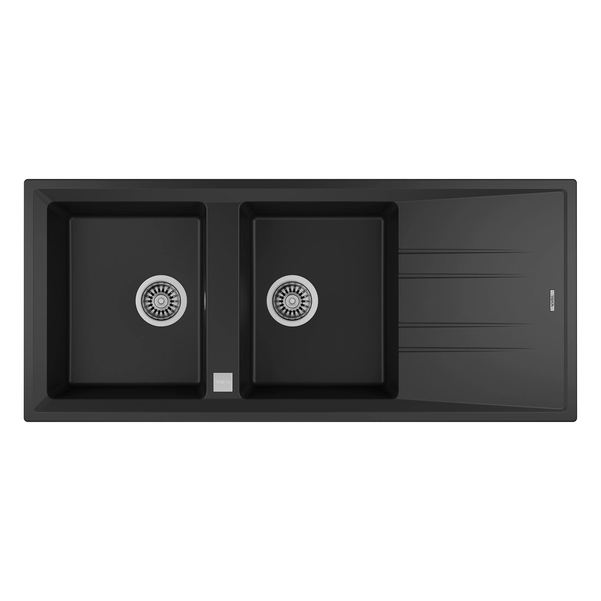 Lavaplatos Stone 2 Cubetas Y Escurridor 510x860x200 mm