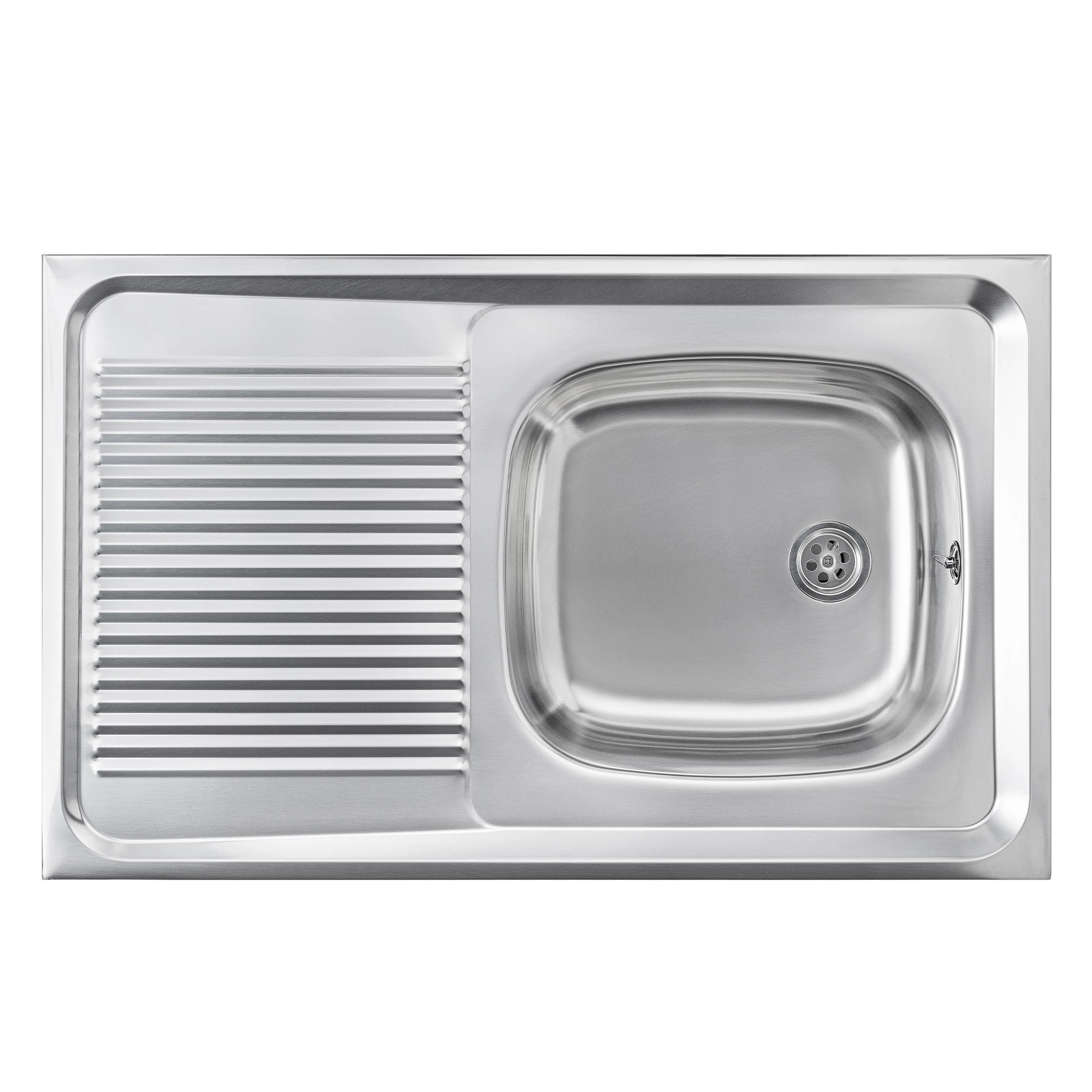 Lavaplatos Teka 1 Cubeta Y Escurridor Acero Inoxidable 800x510x150 mm