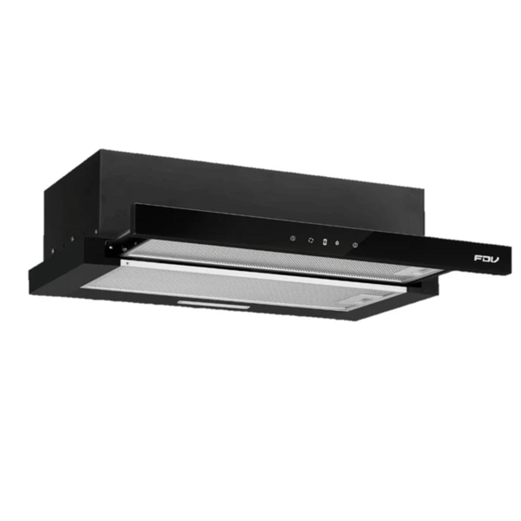 Campana FDV Extraíble City Negro 60 cm