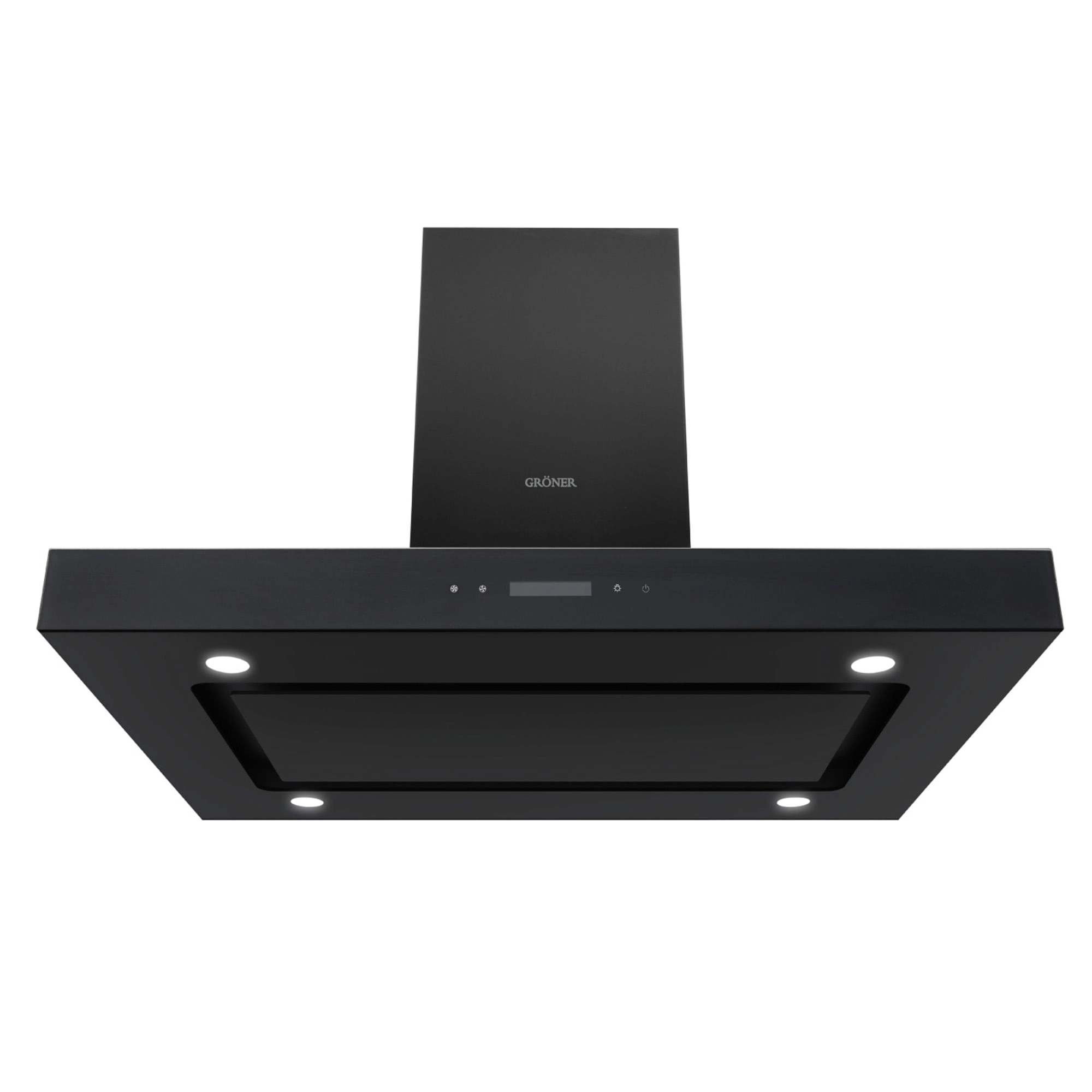 Campana Isla 90 cm Black QCIS90BG