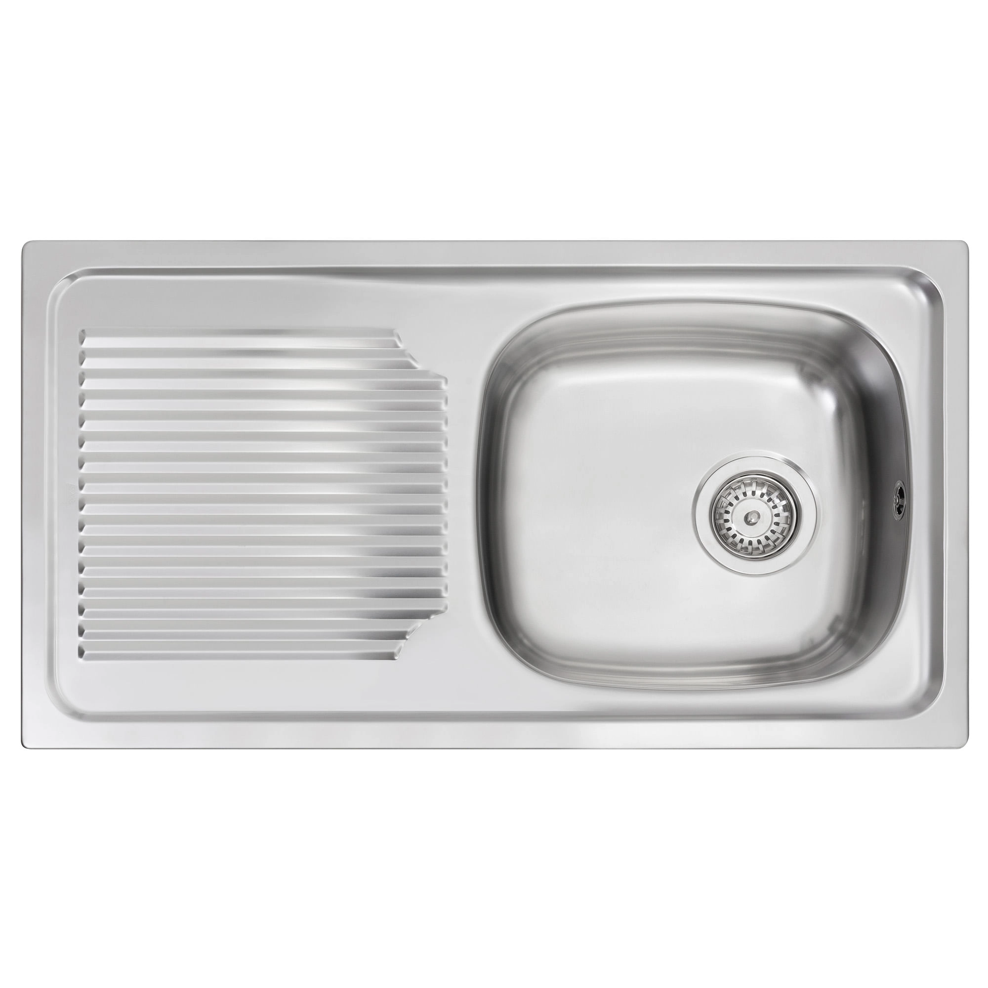 Lavaplatos Teka 1 Cubeta Y Escurridor Acero Inoxidable 800x440x160 mm