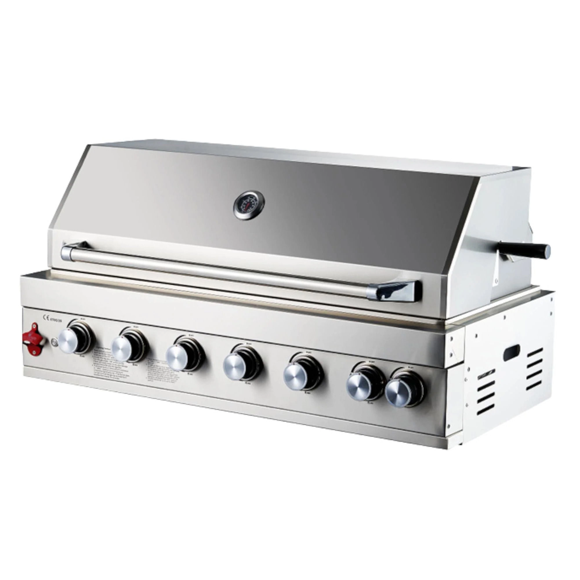 Parrilla a Gas Natural FDV Deluxe Expert Empotrable 7Q Inoxidable