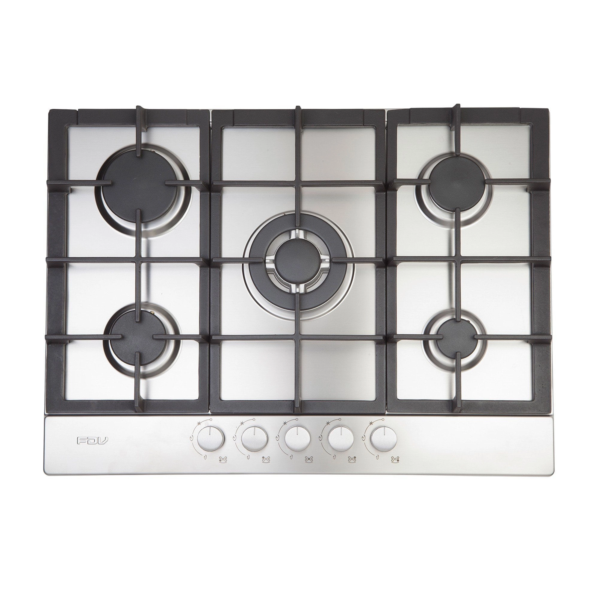 Encimera FDV Design Gas Nat Inox 70 cm