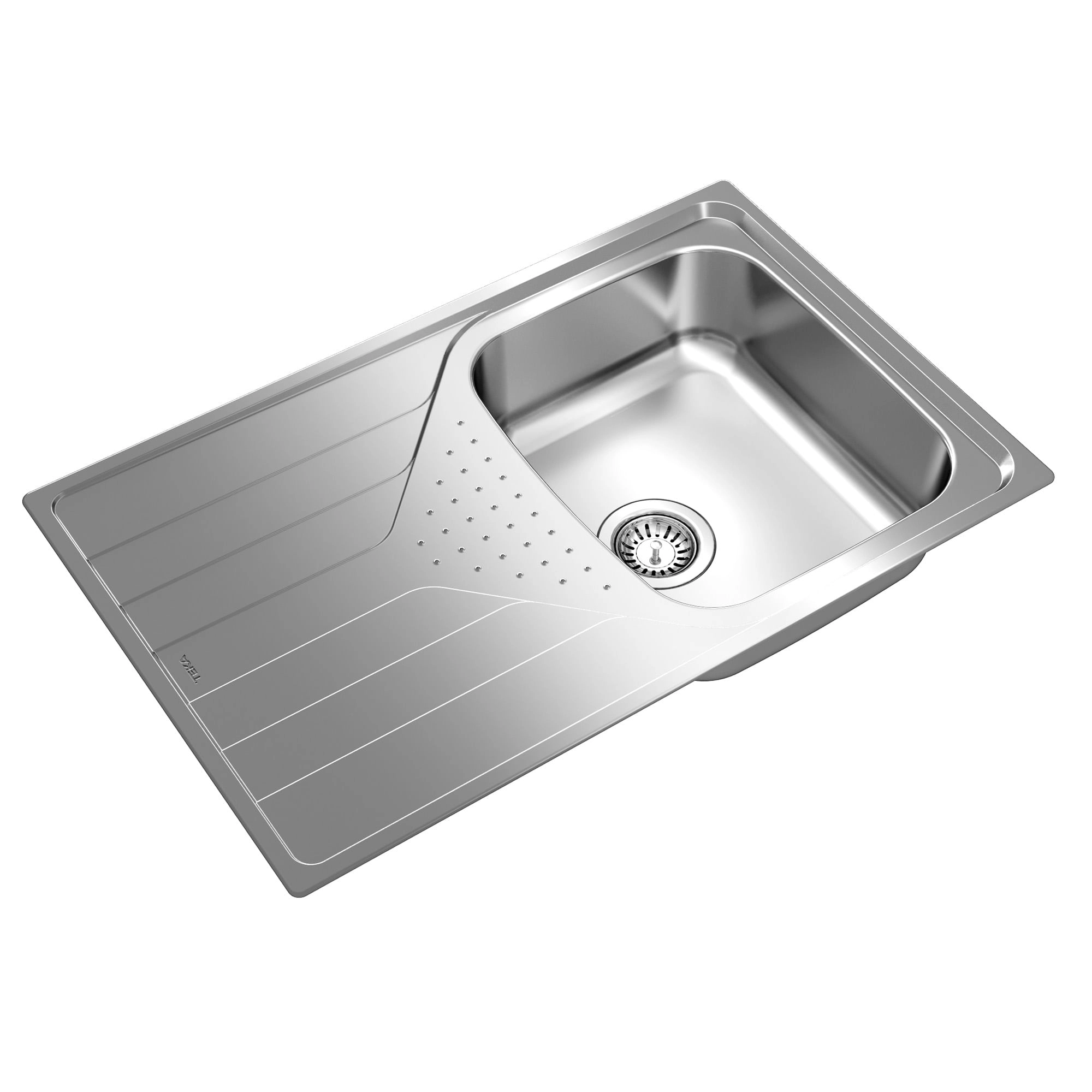Lavaplatos Universe 1 Cubeta Y Escurridor Acero Inoxidable 790x500x170 mm