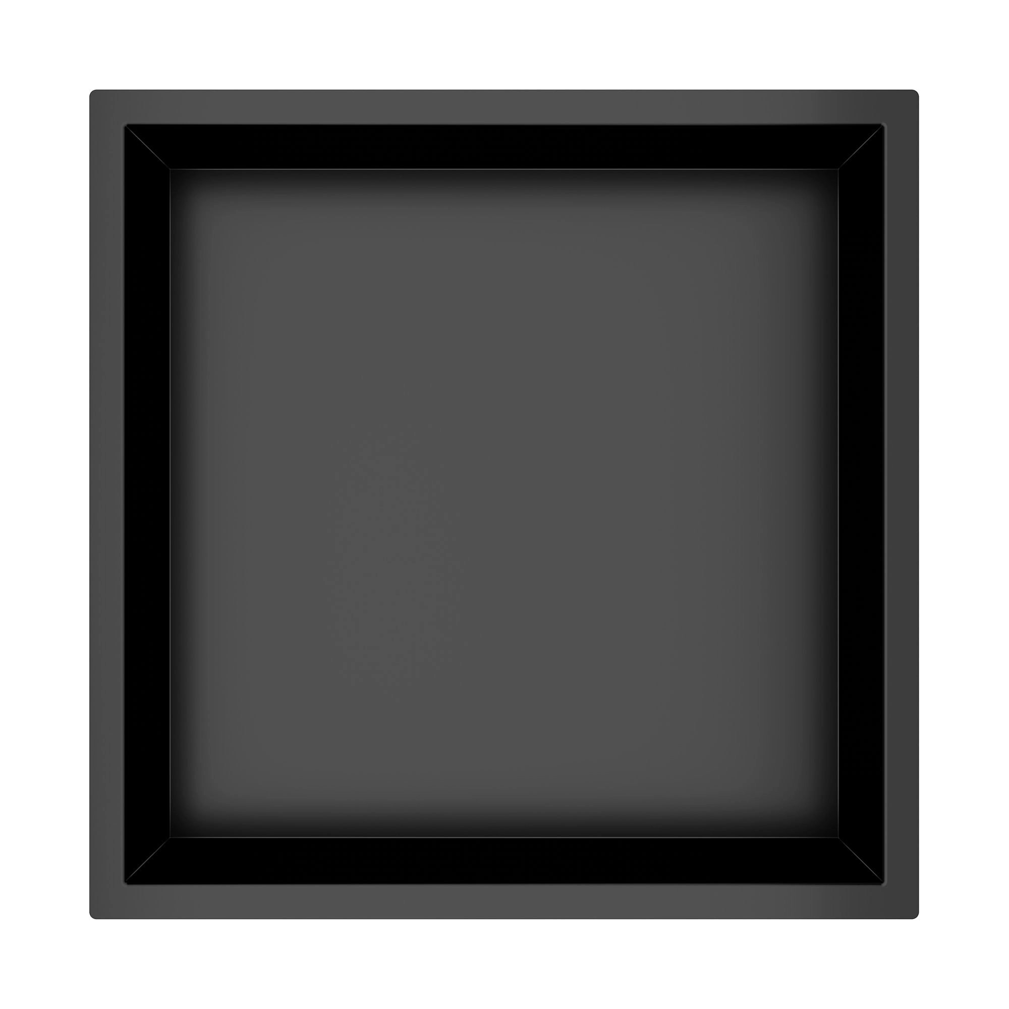 Nicho de Ducha Block Acero Inoxidable 304 Negro 33x33x10 cm