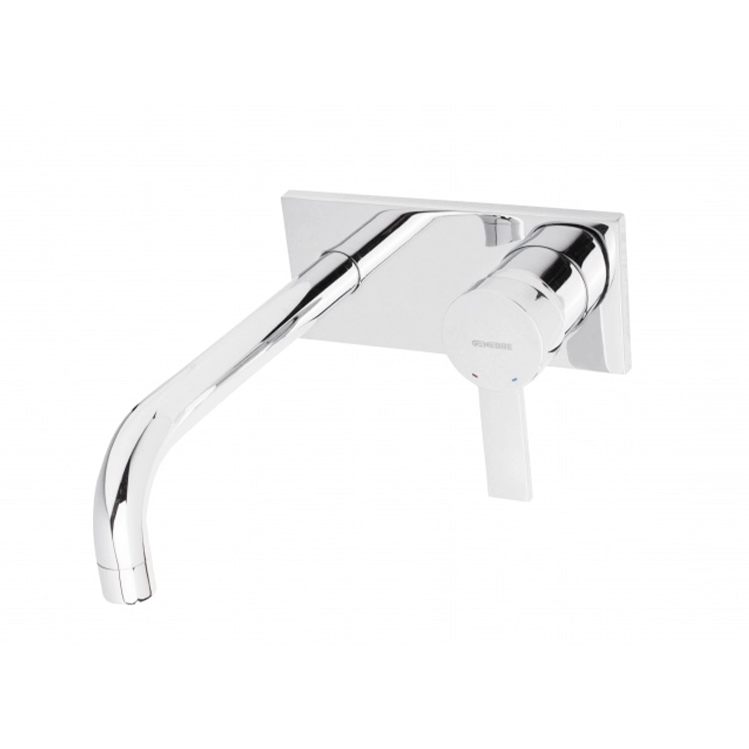 Grifería Lavamanos Tau 2 Muro 22 cm S/Desagüe 65132 29 45 66 Cromo