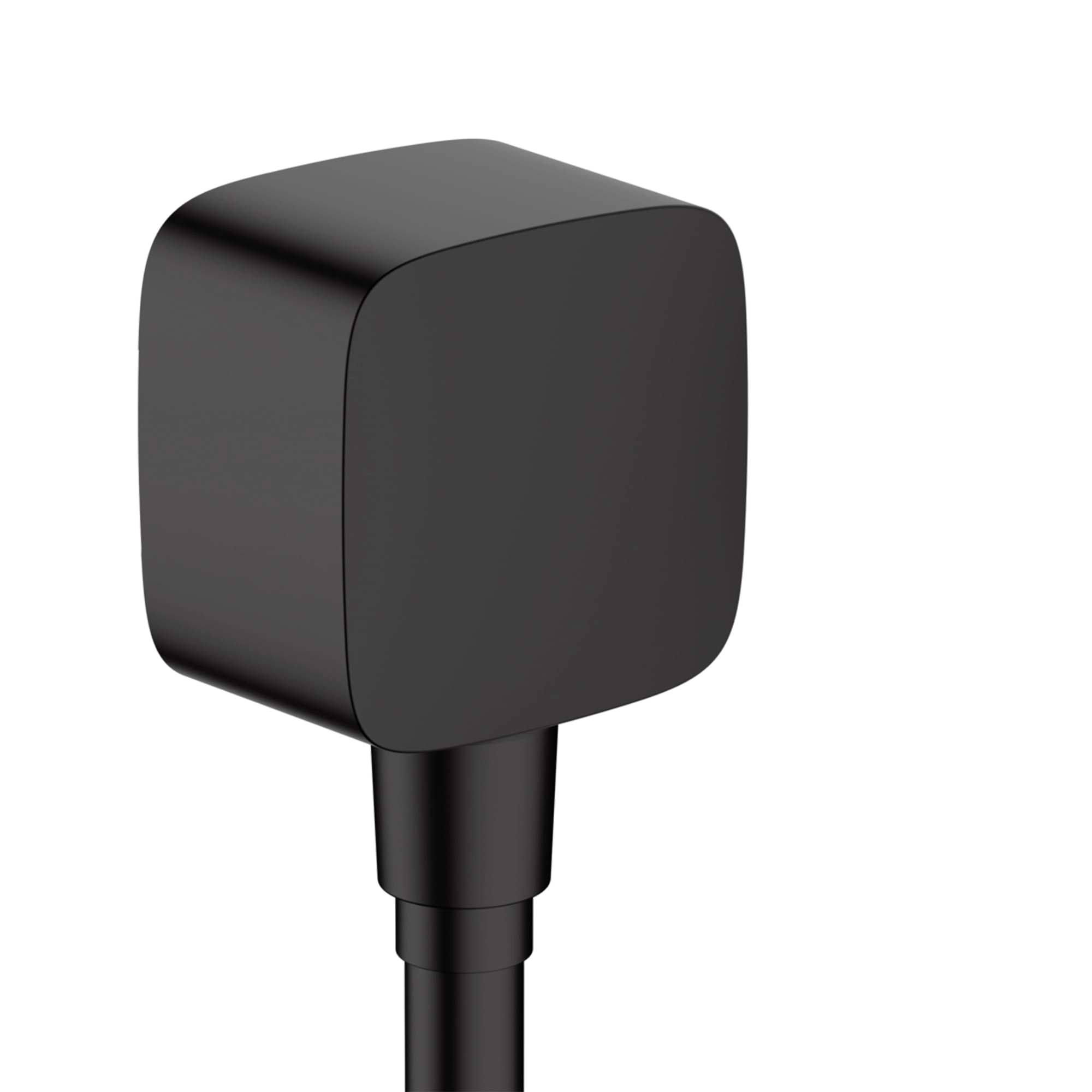 Uníon Muro Fixfit C/Válvula 26457670 Negro Mate