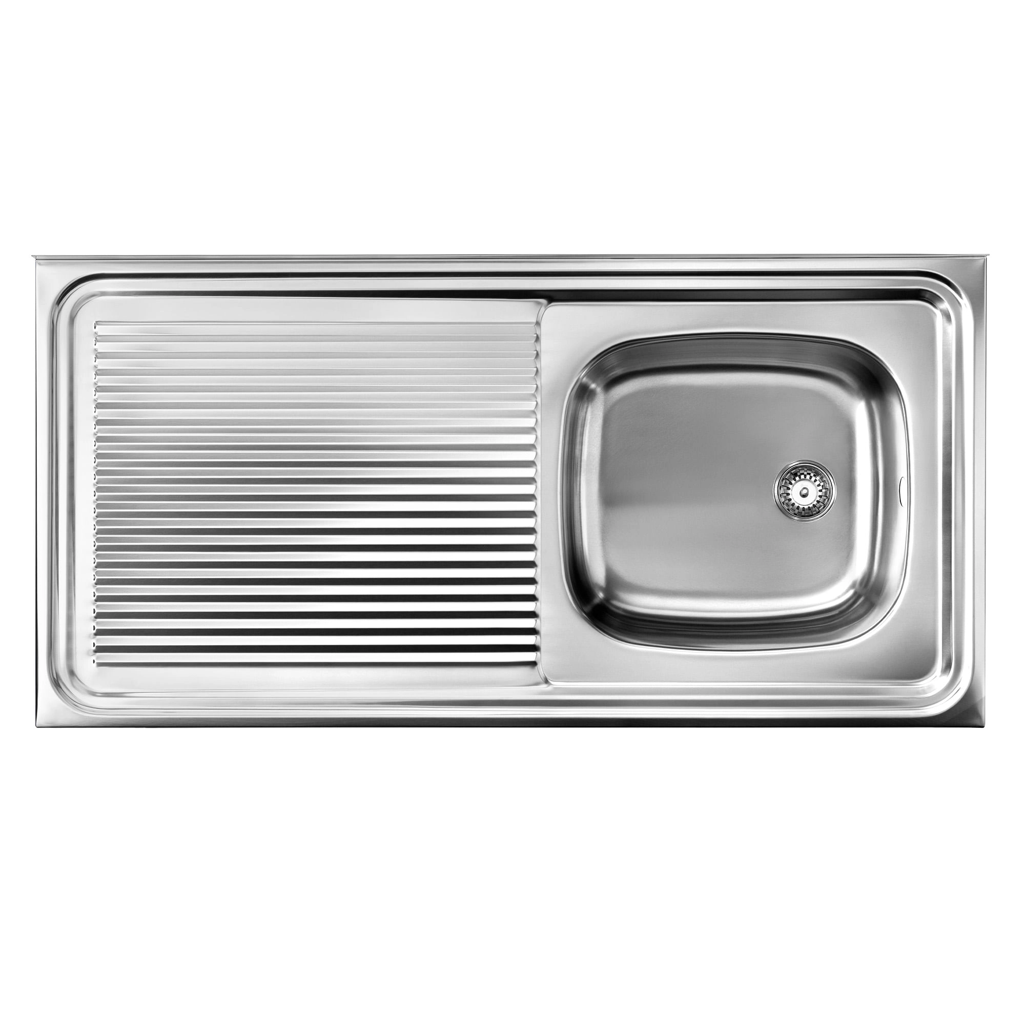 Lavaplatos Teka 1 Cubeta y Escurridor Acero 1000x510x150 mm