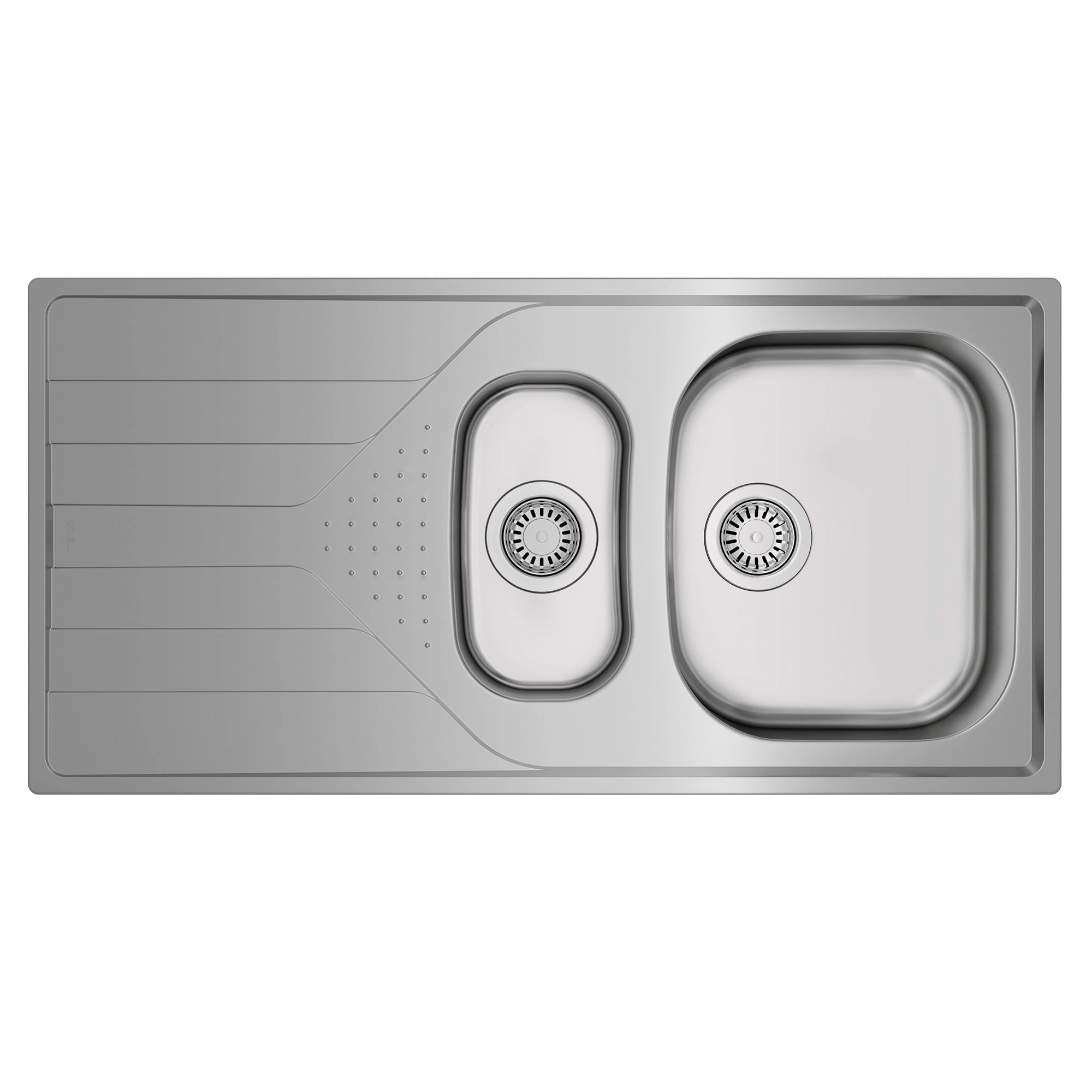Lavaplatos Universe 1 Cubeta Y Escurridor Acero Inoxidable 1000x500x160 mm