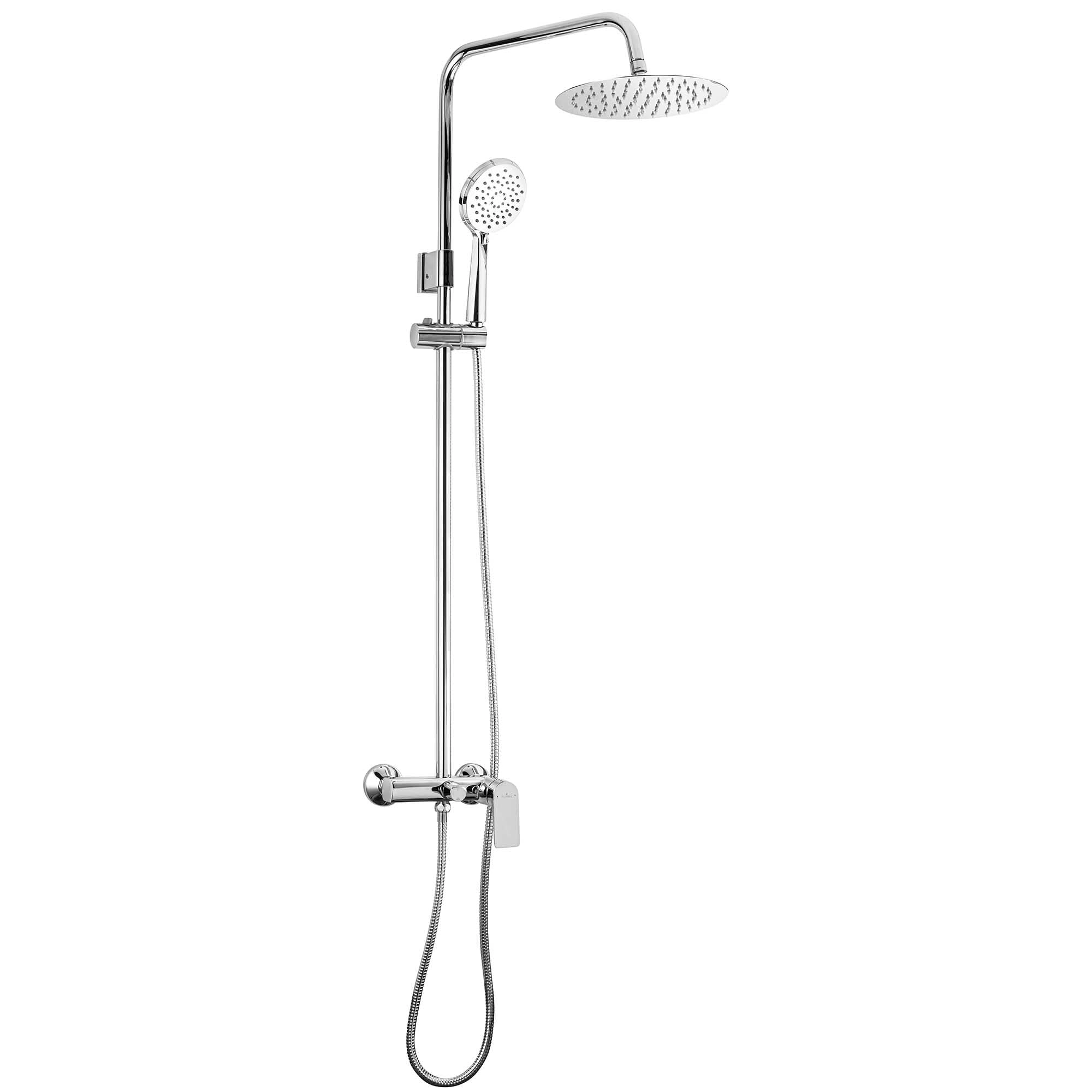 Columna Ducha Luxor 25 cm Cromado