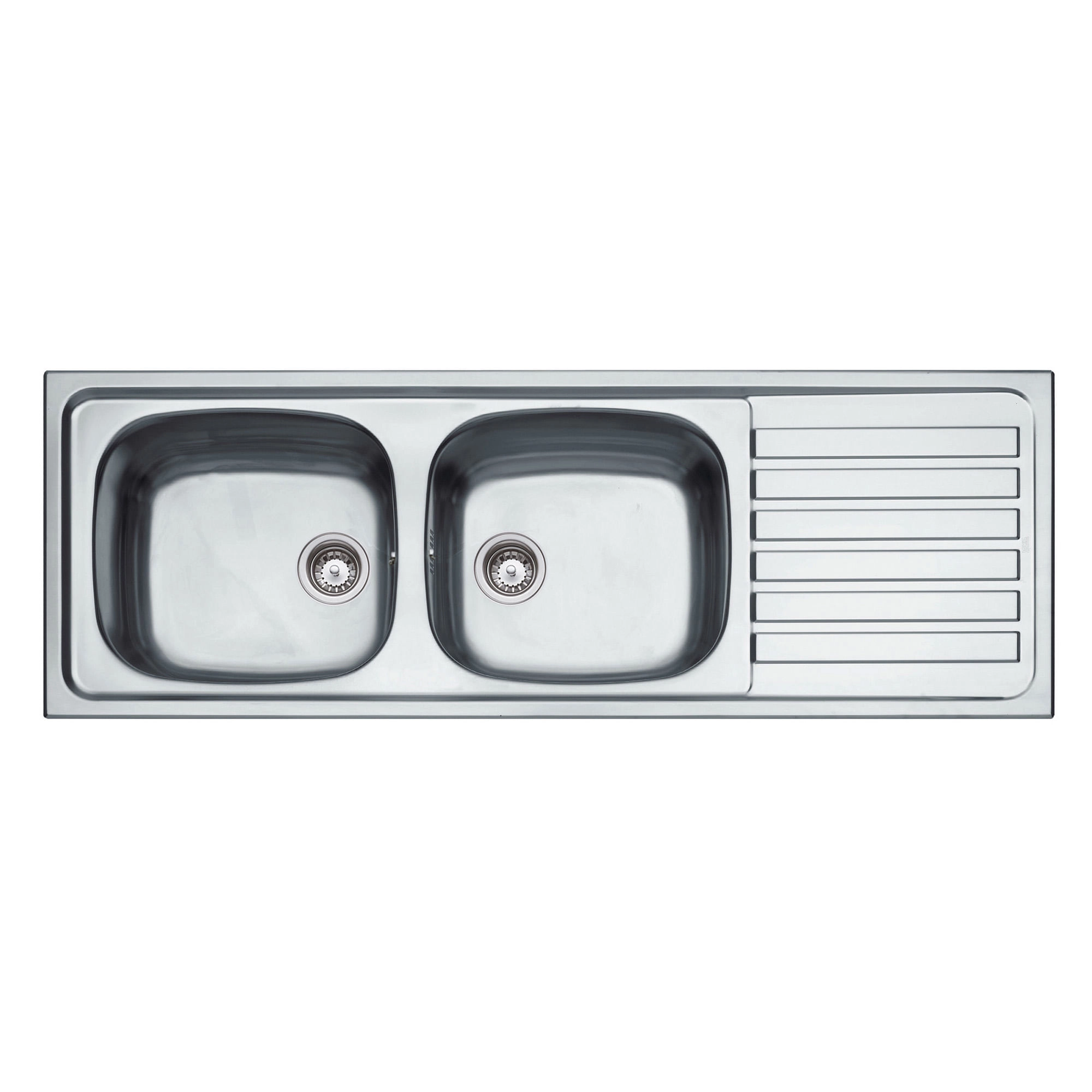 Lavaplatos Teka 2 Cubetas Y Escurridor Acero Inoxidable 304 440x1235x155 mm