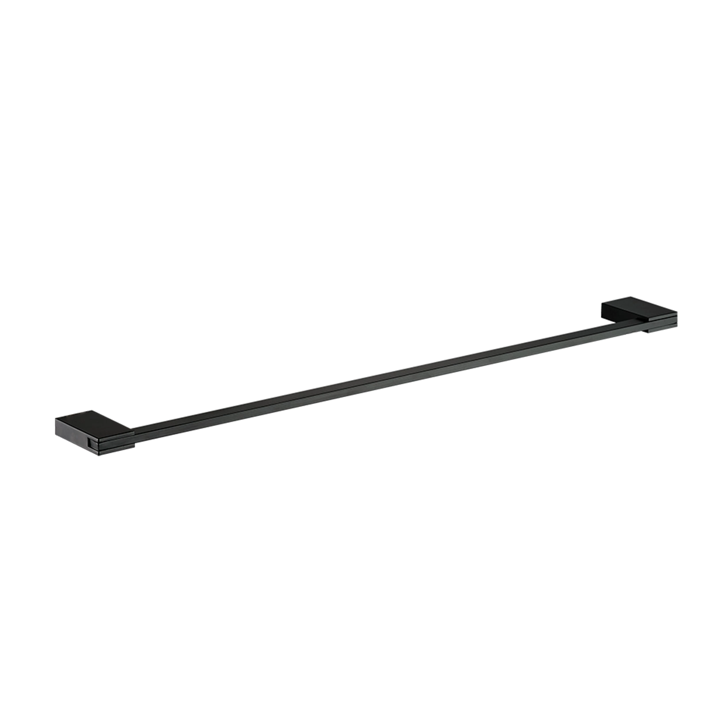 Toallero Asis de Barra Acero Inoxidable 304 Negro 60x6.5x5 cm